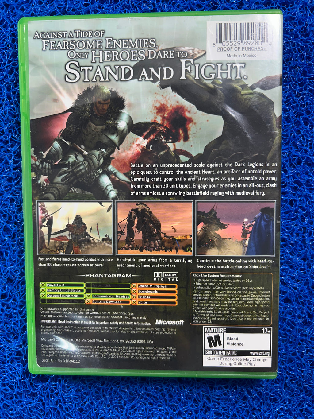 XBOX Kingdom underfire (A)