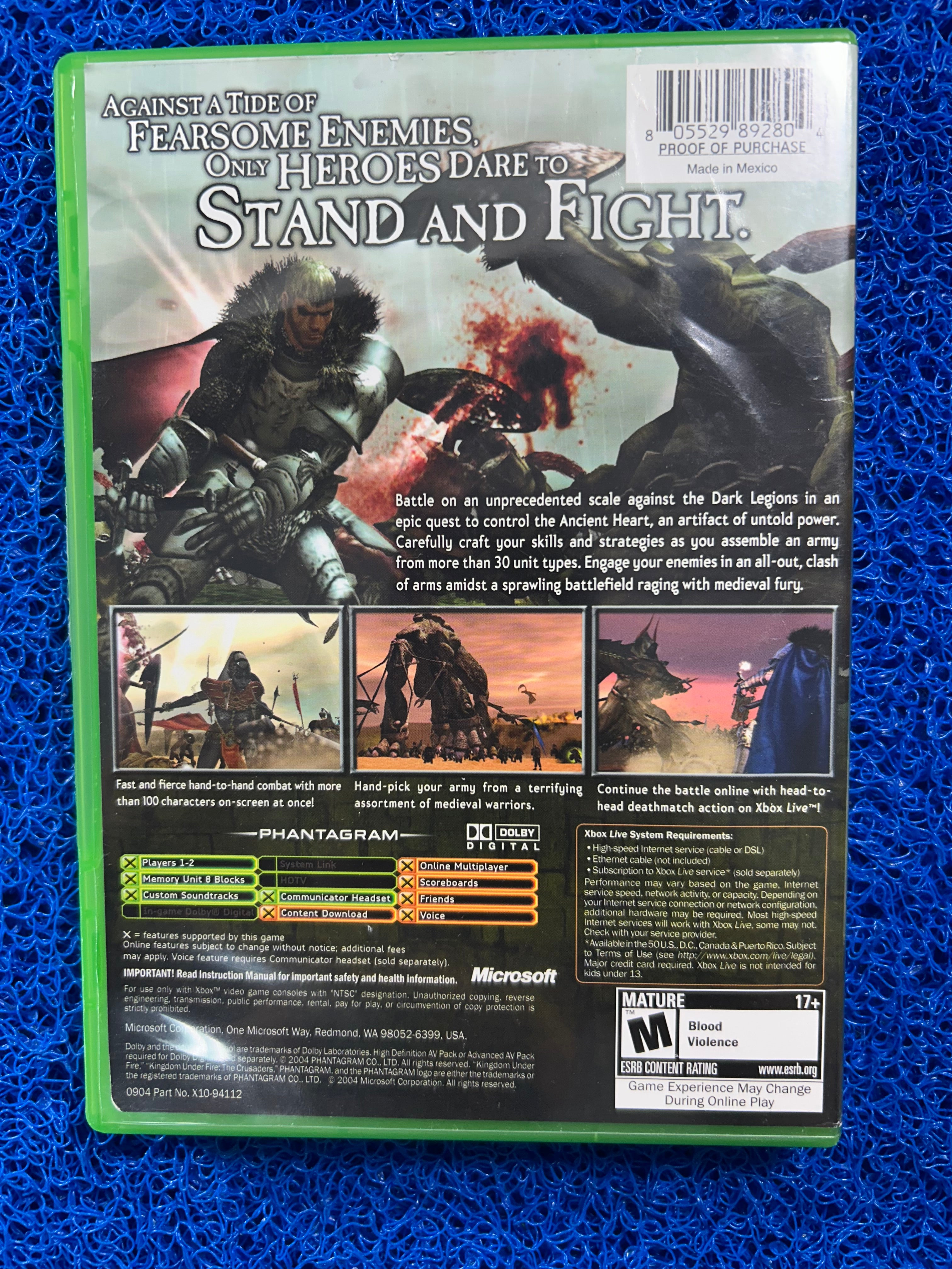XBOX Kingdom underfire (A)