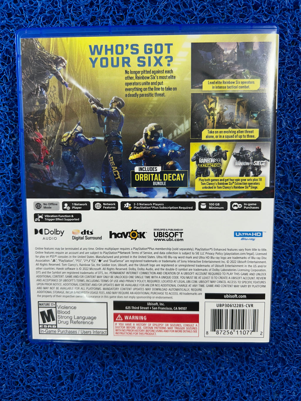 PS5# Rainbow six extraction