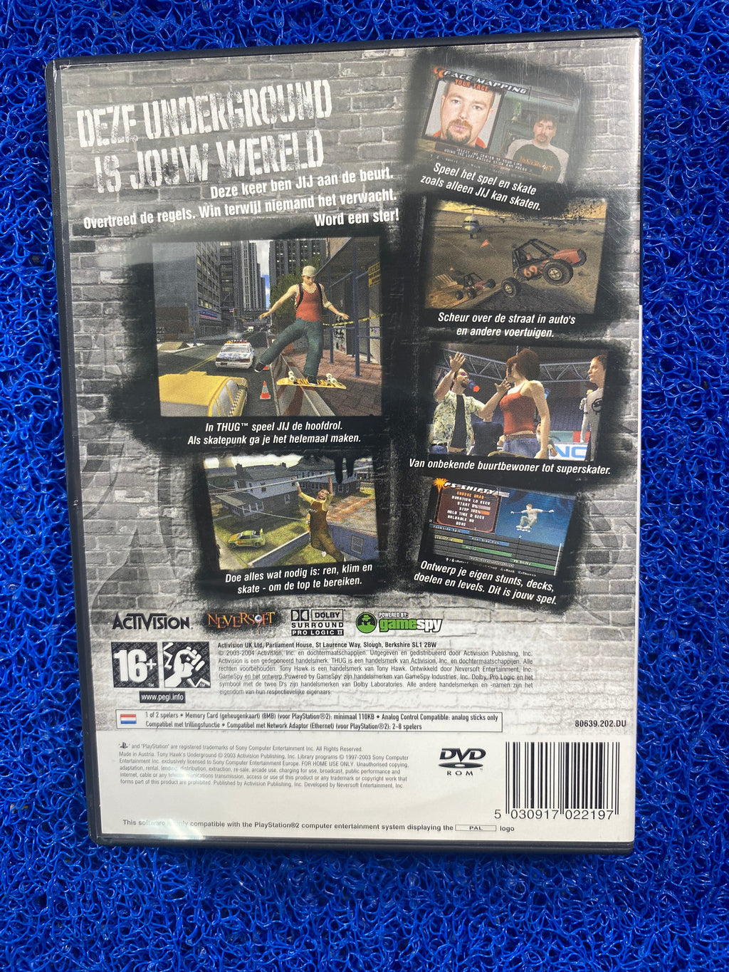 PS2# Tony hawk underground (E)