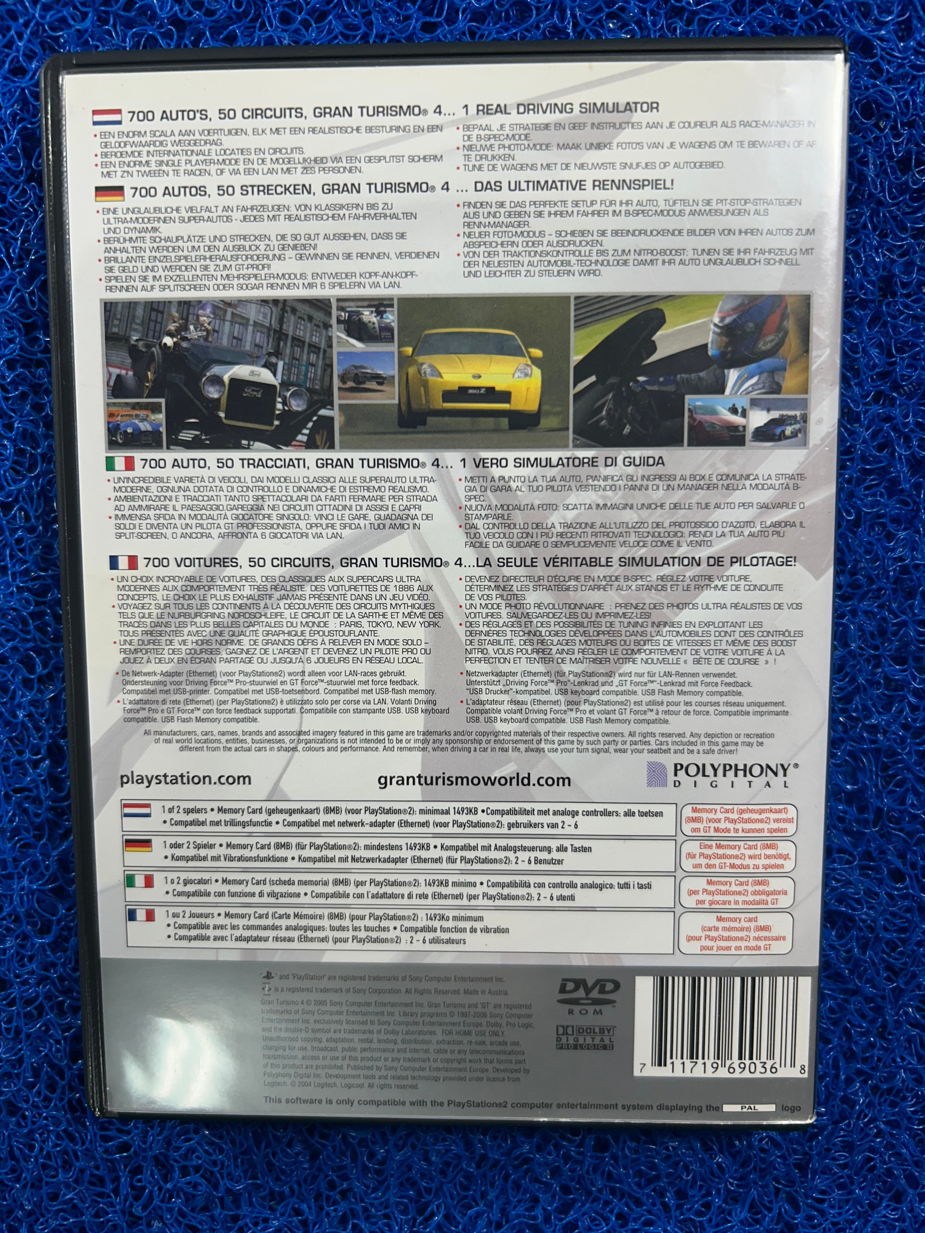 PS2 Gran turismo 4 (E)