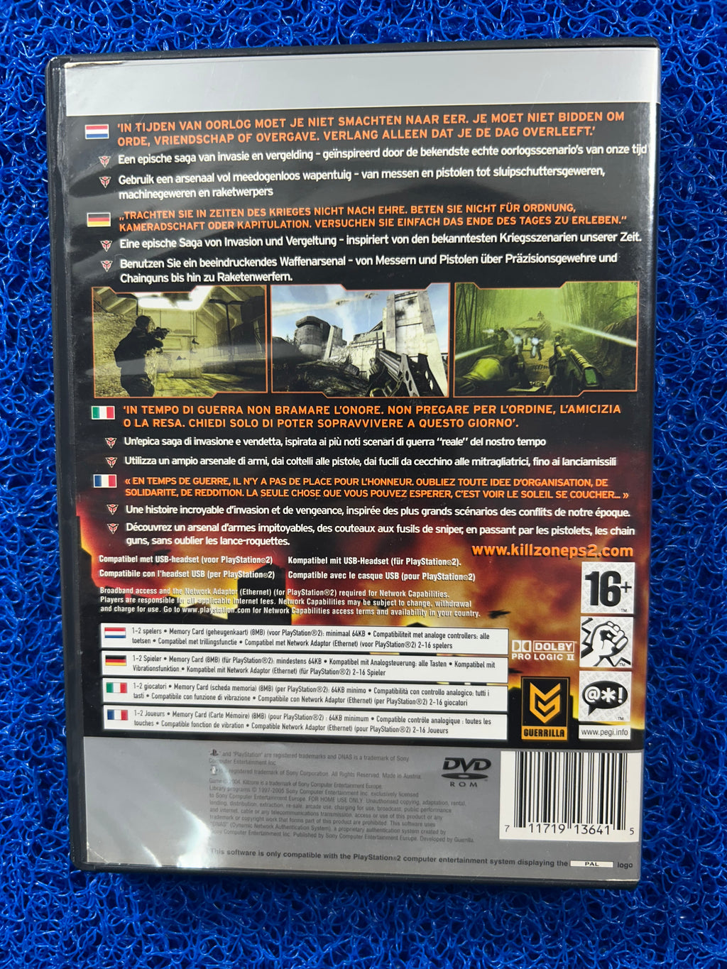 PS2 Killzone (E)