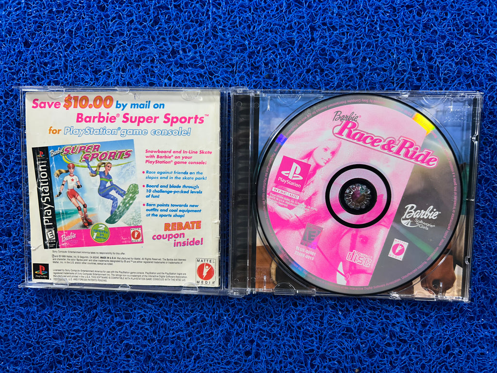 PS1 Barbie race & drive (A)