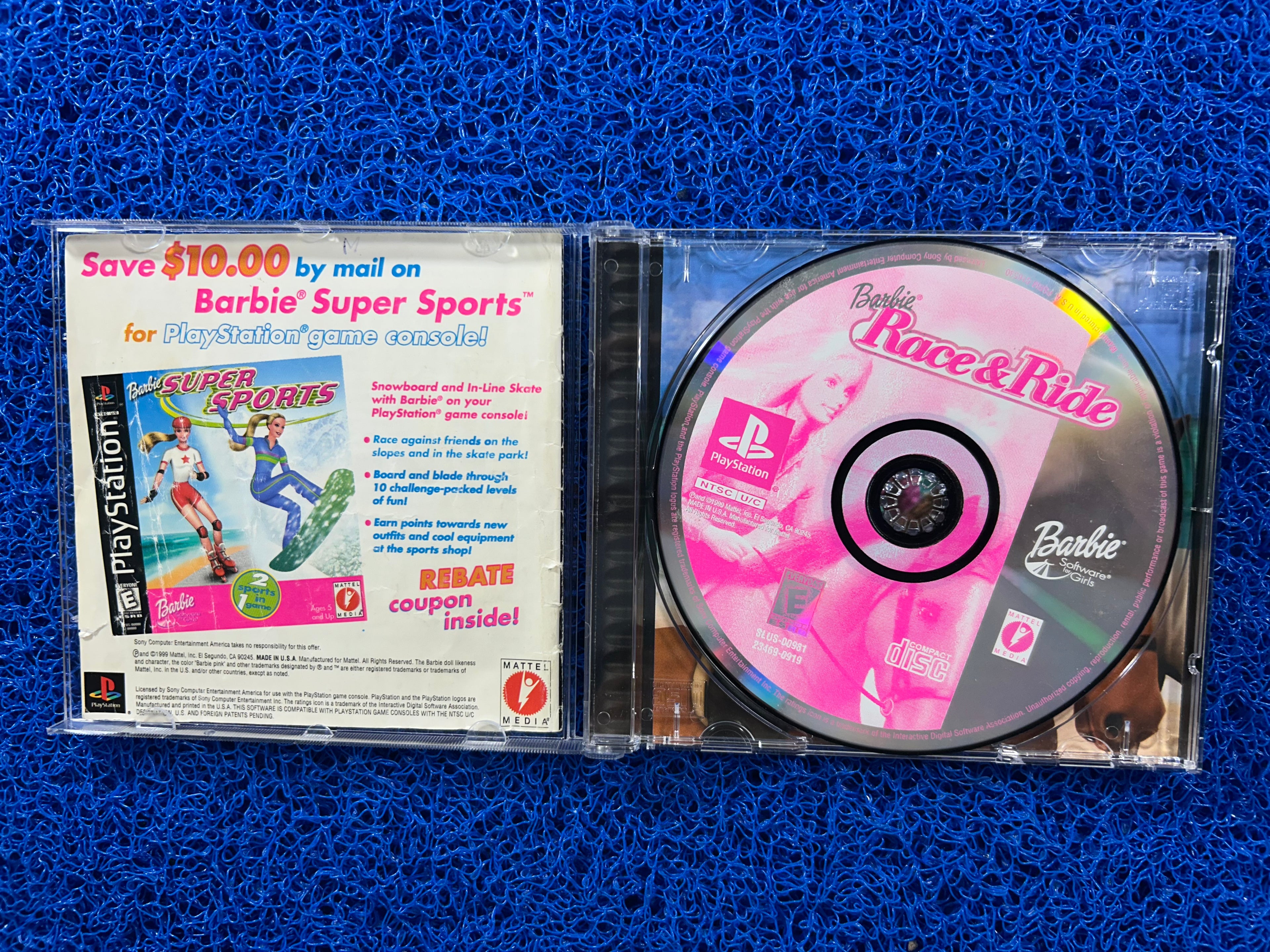 PS1 Barbie race & drive (A)