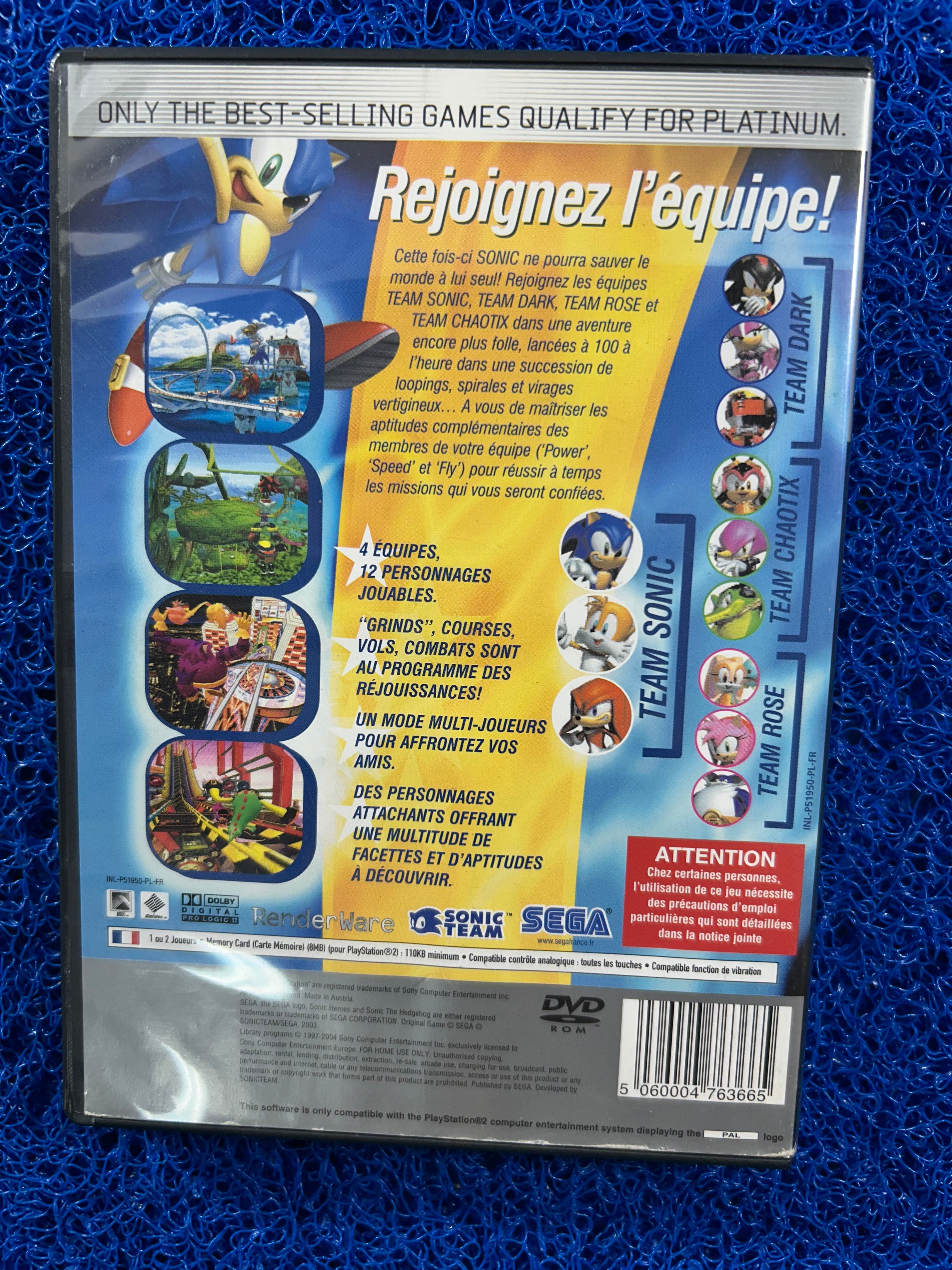 PS2 Sonic Heroes (E)