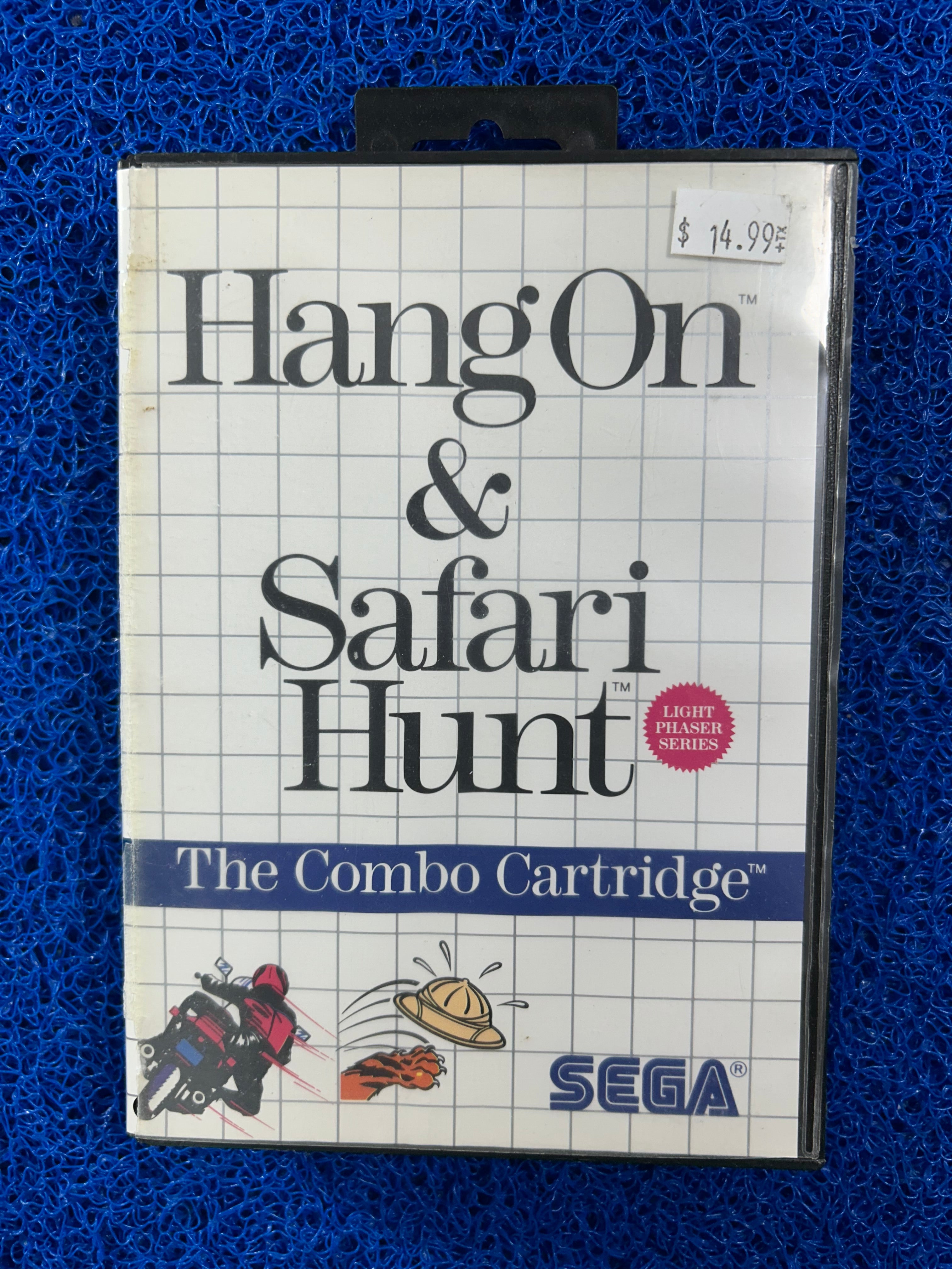 SEGA# Master system HangOn & Safari hunt (E)