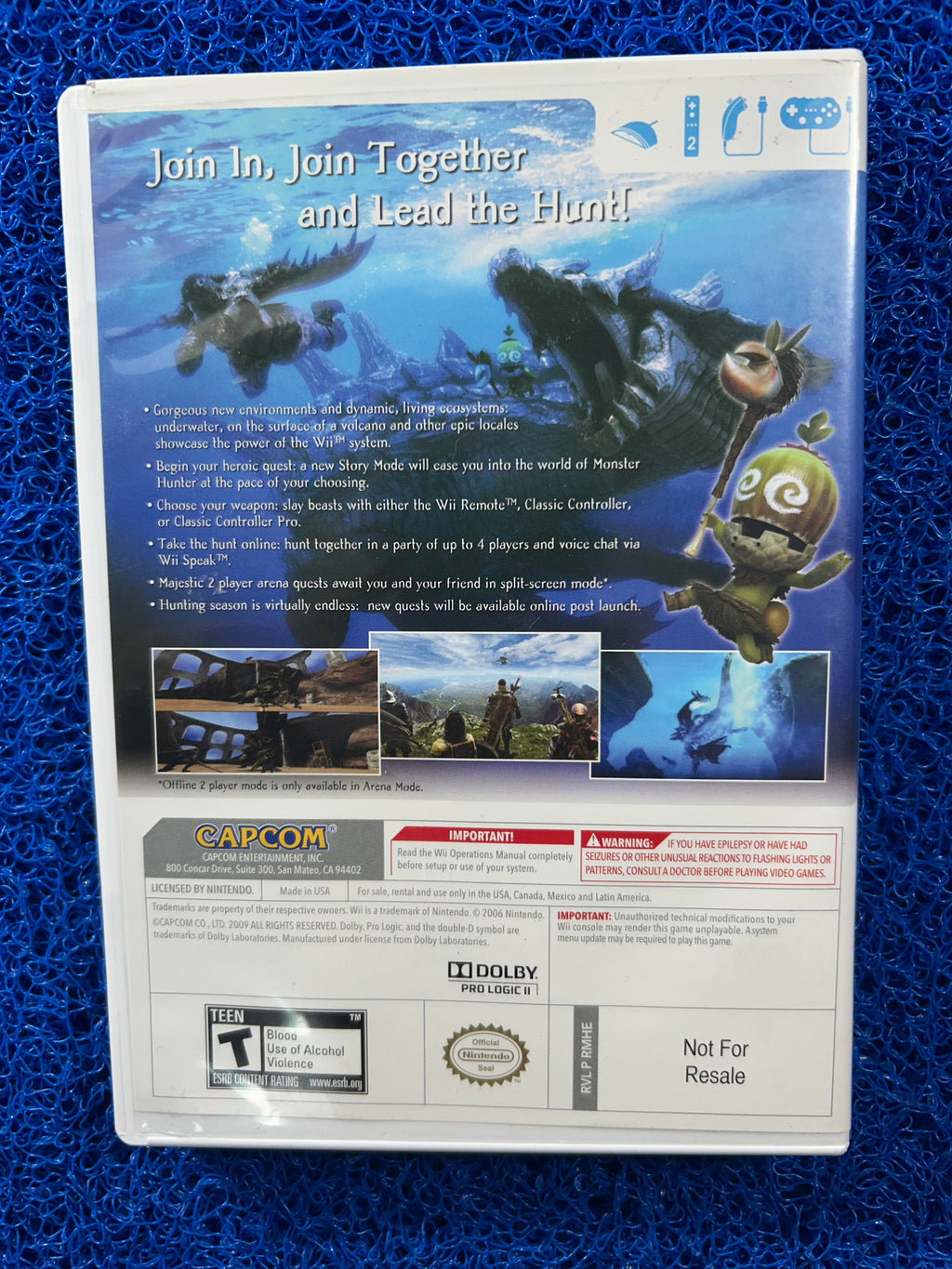 WII Monster Hunter 3 (A)