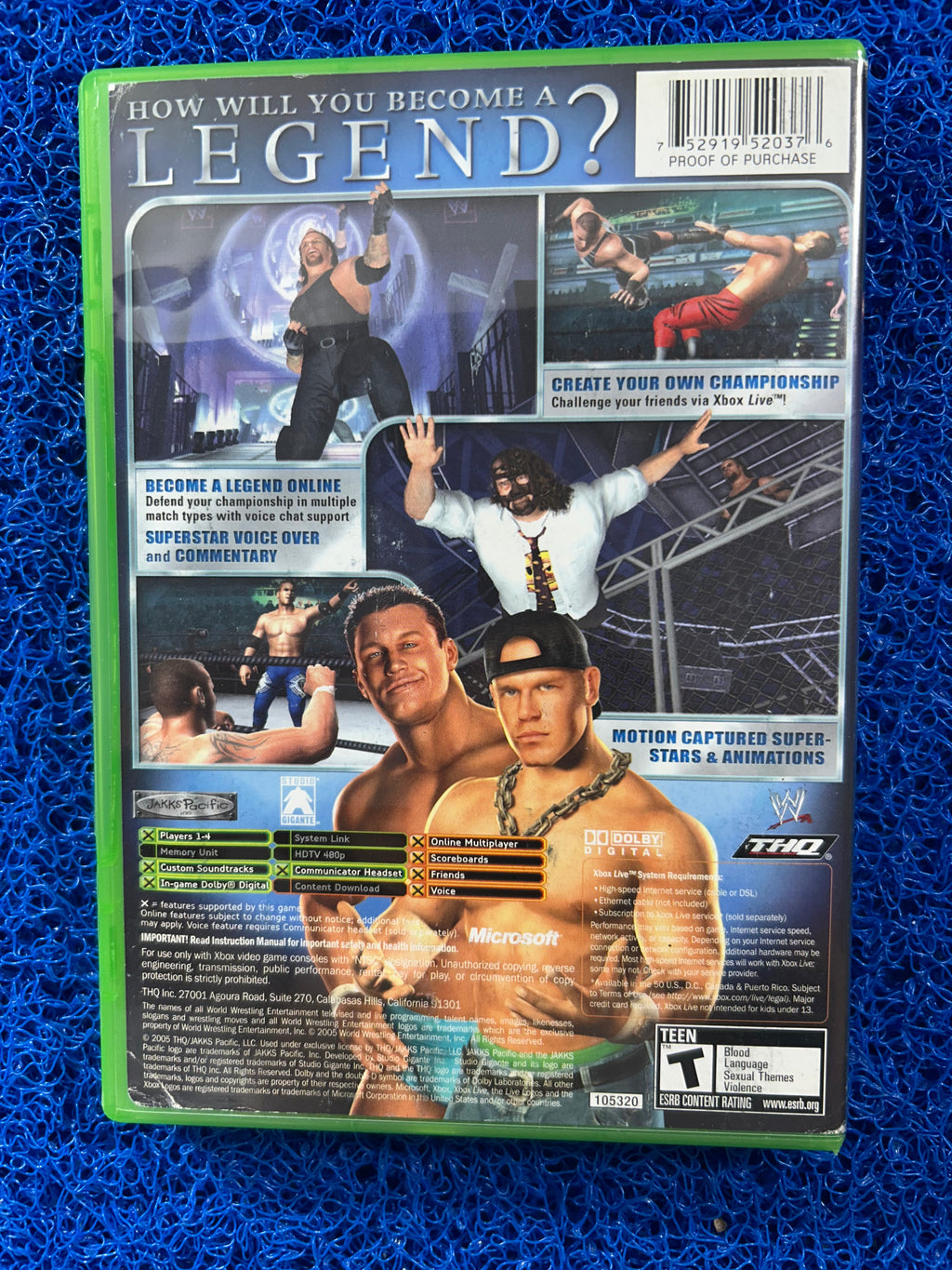 XBOX Wrestle mania 21 (A)