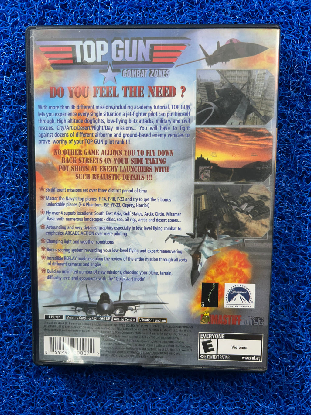 PS2 Top gun (A)