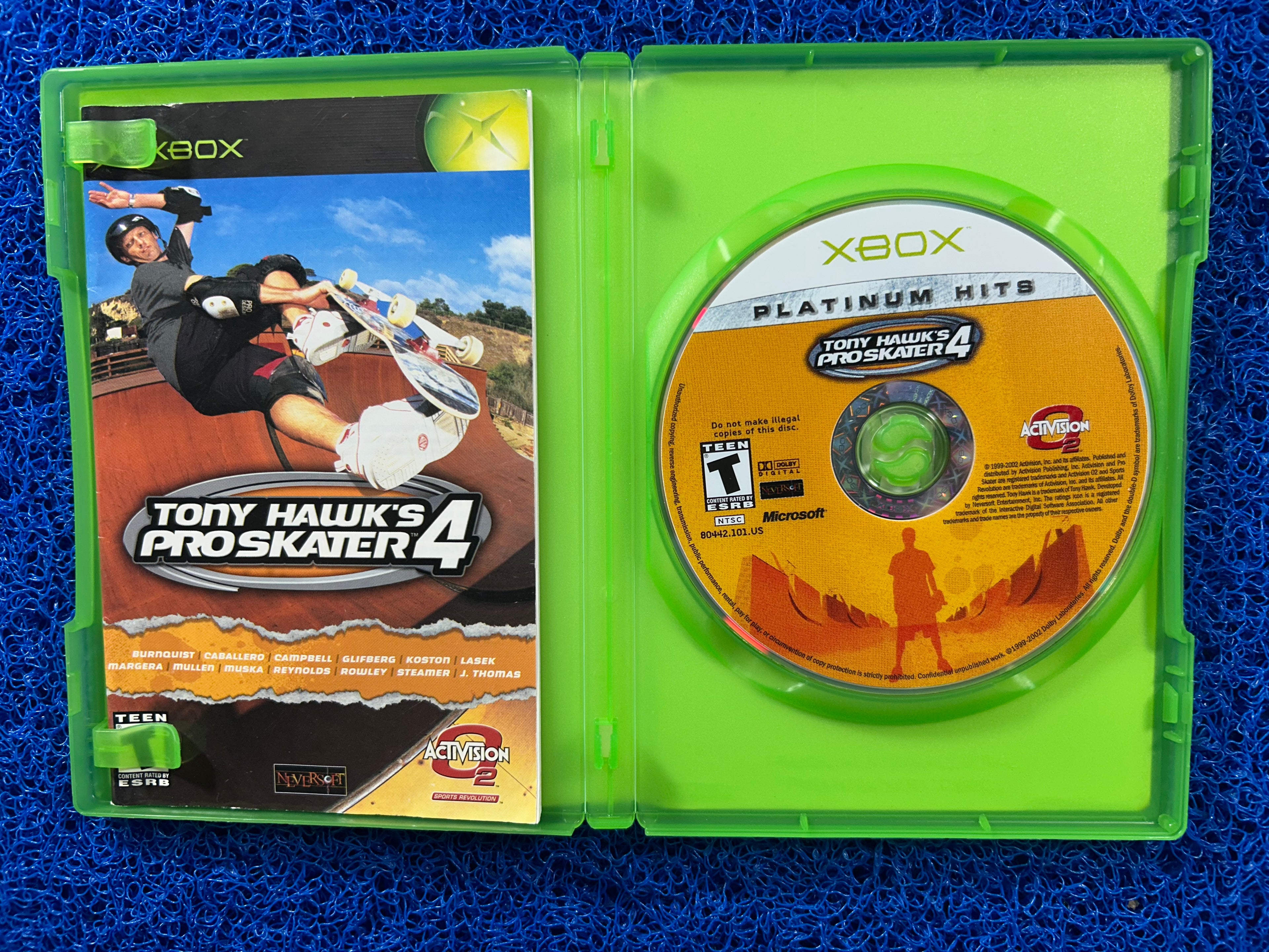 XBOX Tony hawk 4 (A)