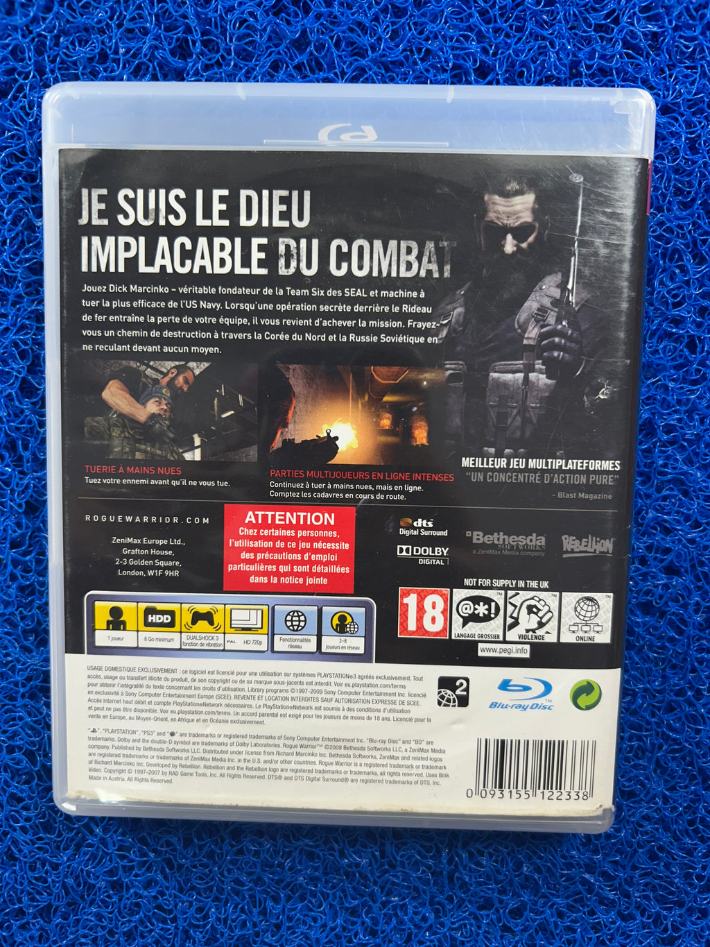 PS3 Rogue warrior