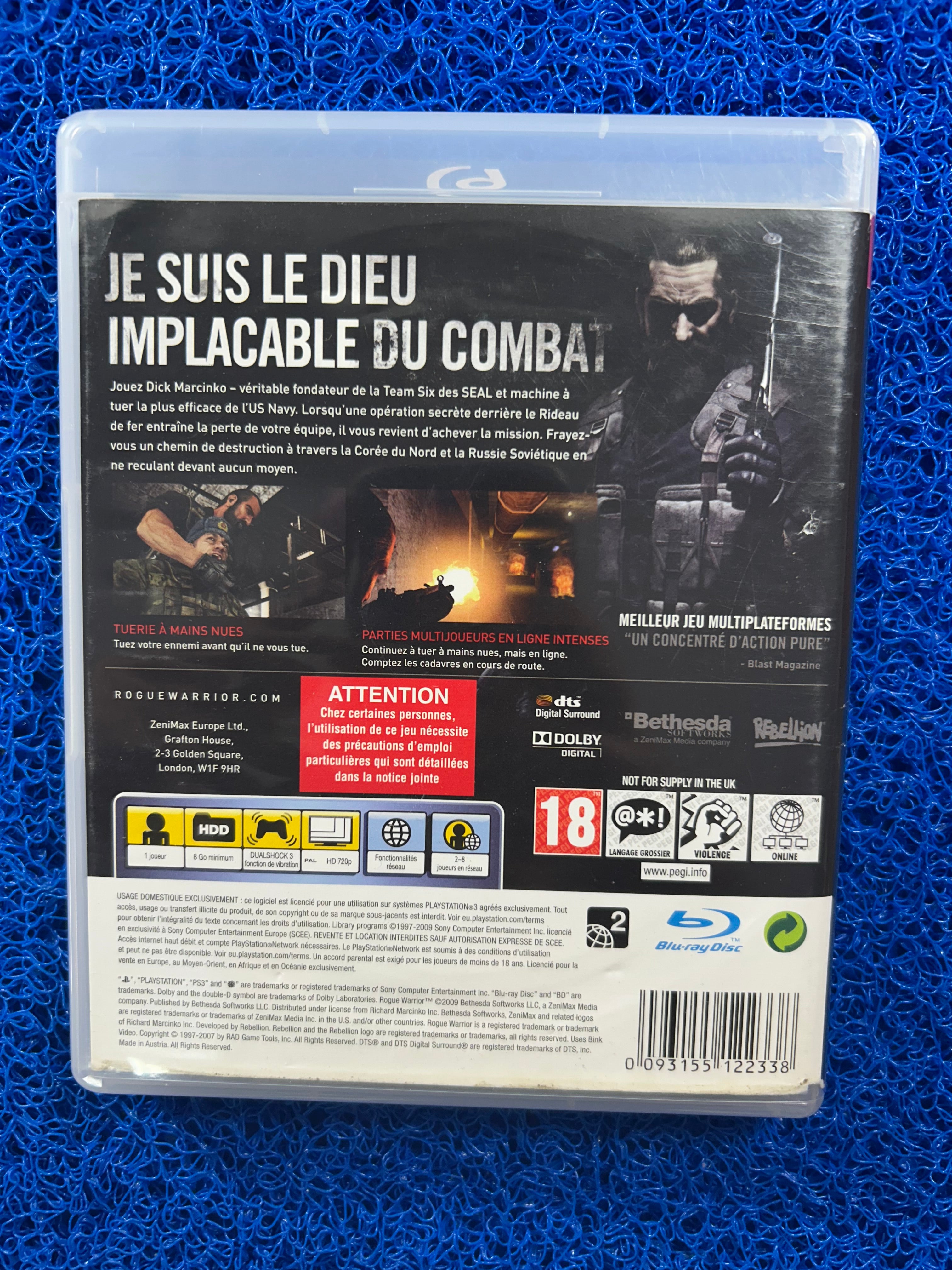 PS3 Rogue warrior