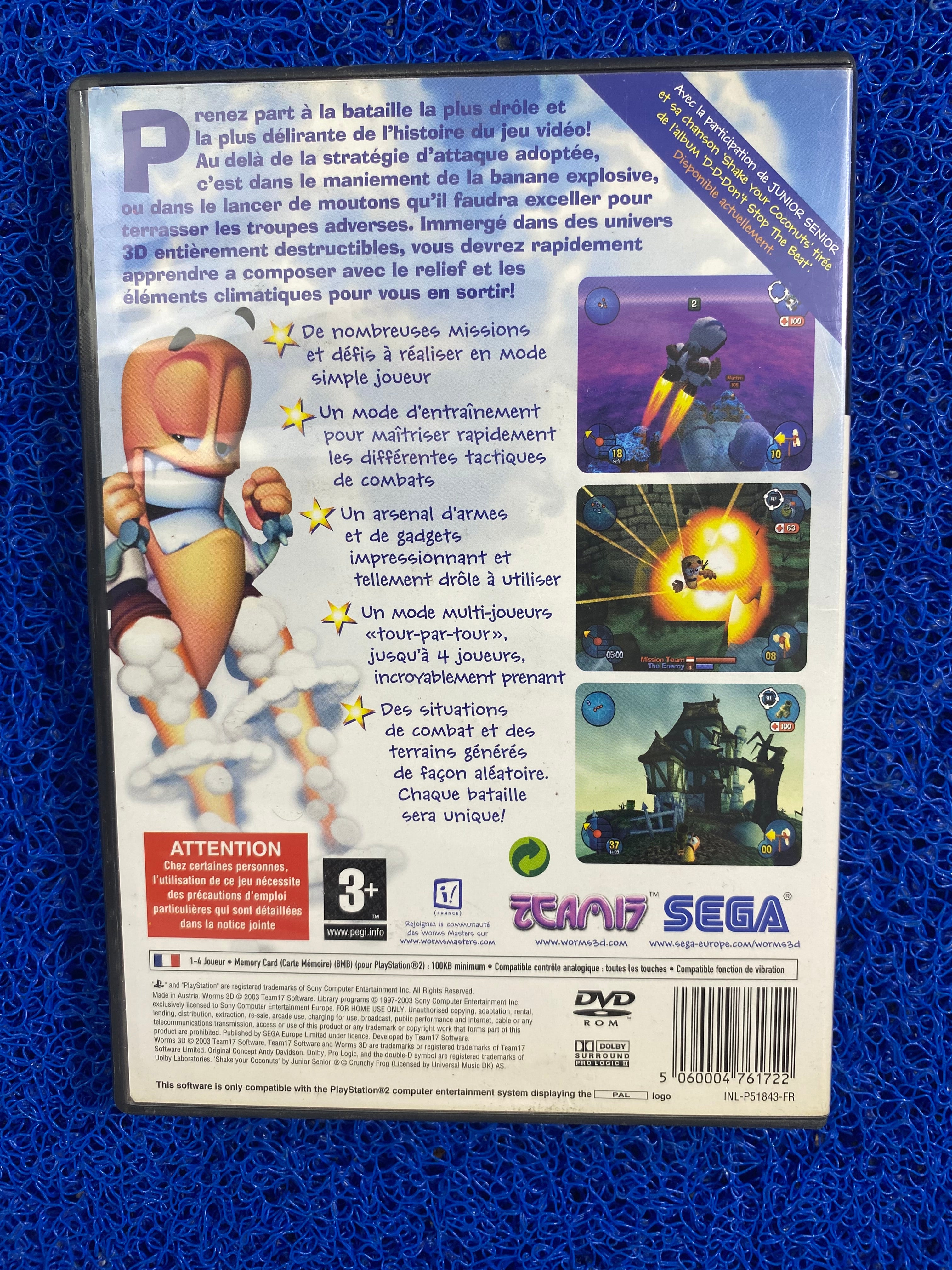 PS2# Worms 3d (E)