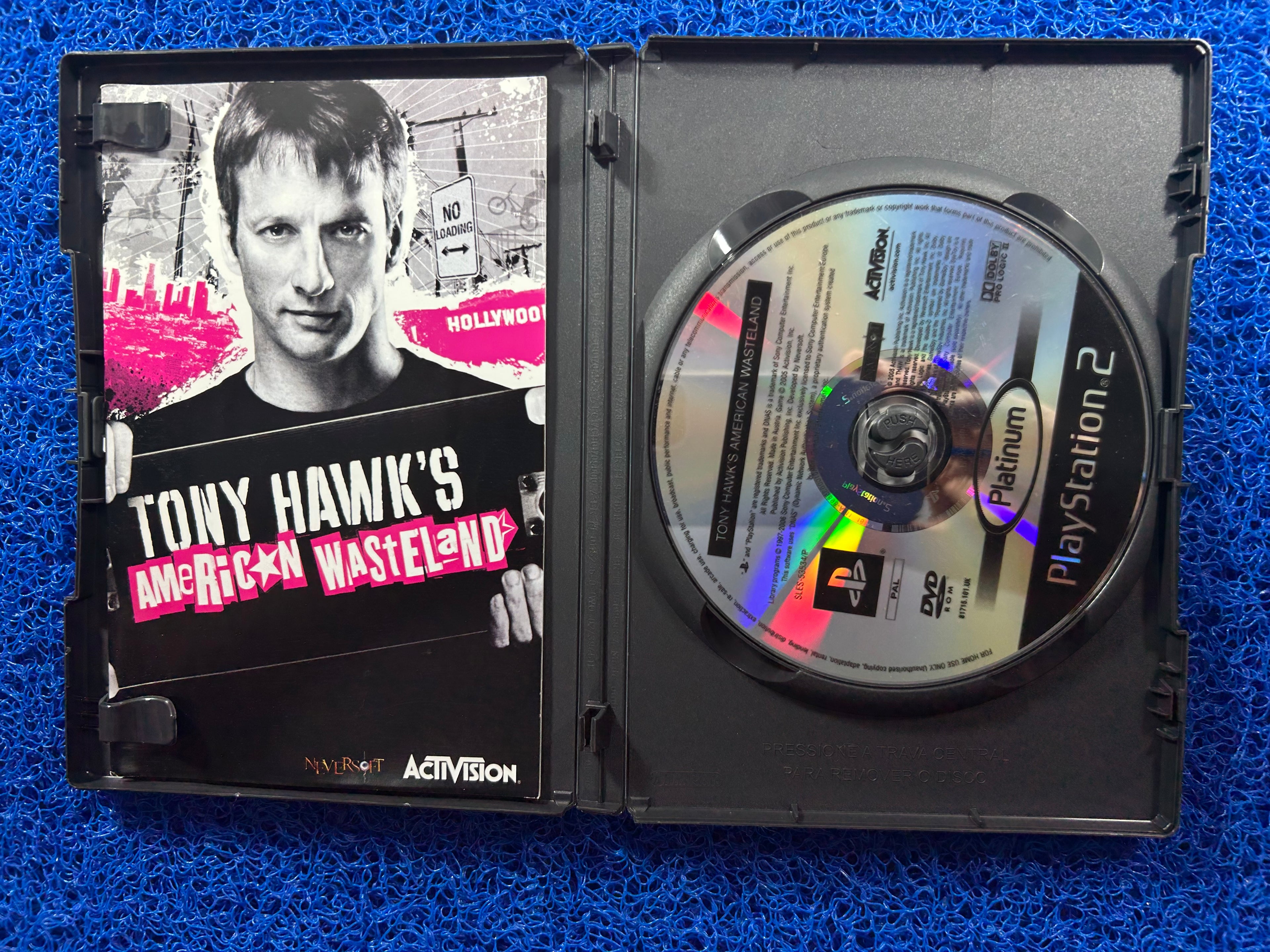 PS2 Tony hawk american wastland (E)