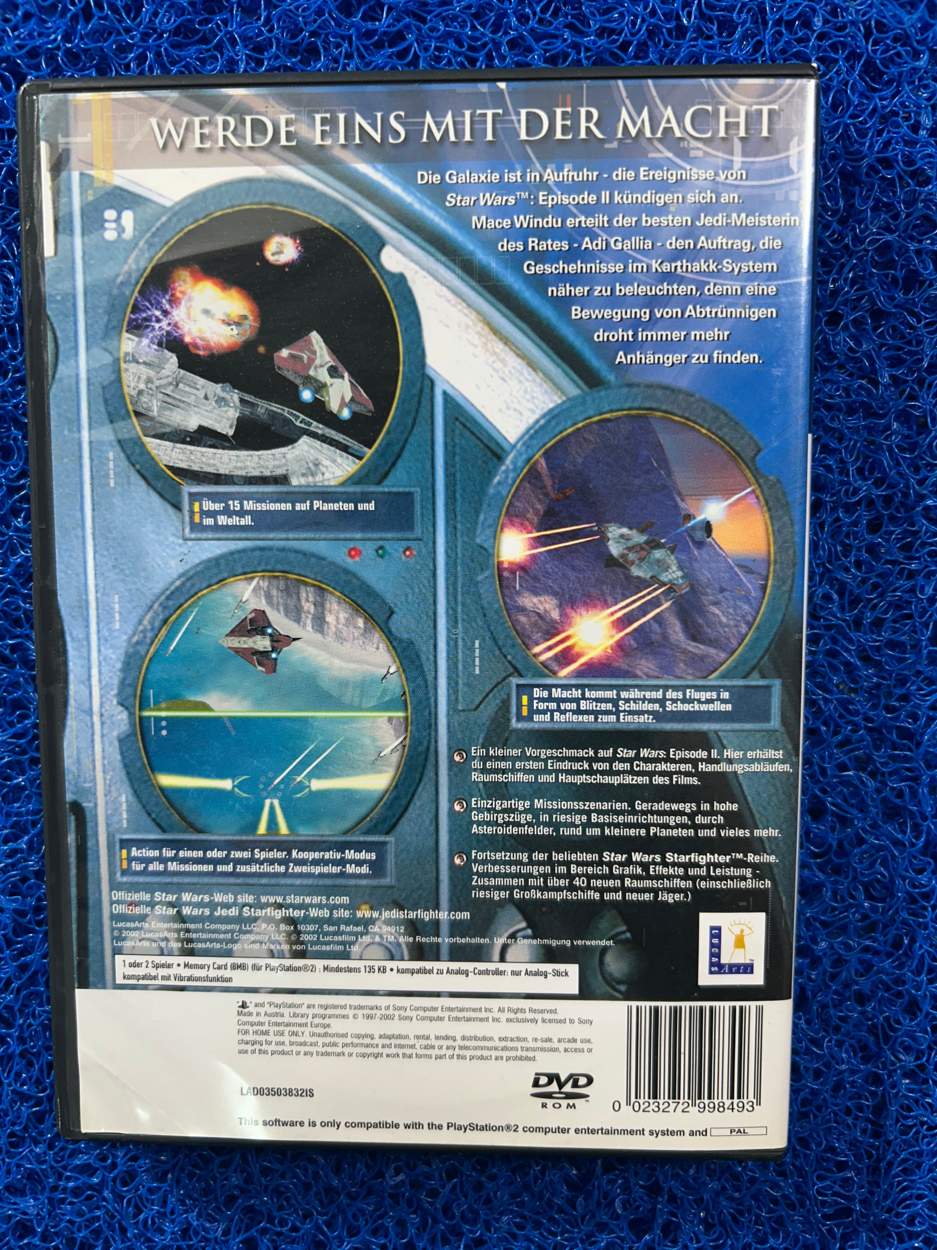 PS2 Star wars jedi Starfighter (E)