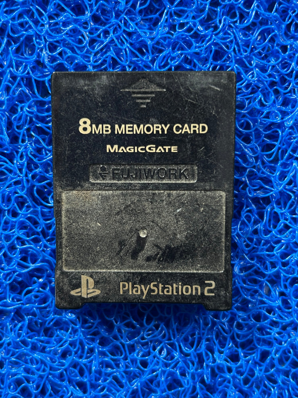 ACESSÓRIOS Memory card de ps2 preto com detalhe dourado