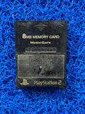 ACESSÓRIOS Memory card de ps2 preto com detalhe dourado