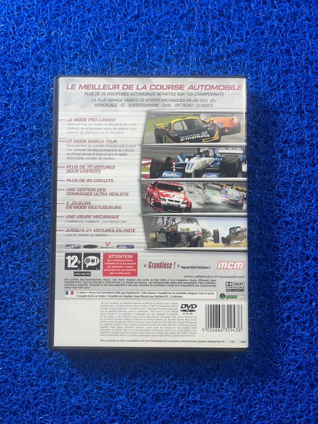 PS2 Toca Race Driver 3 (E)