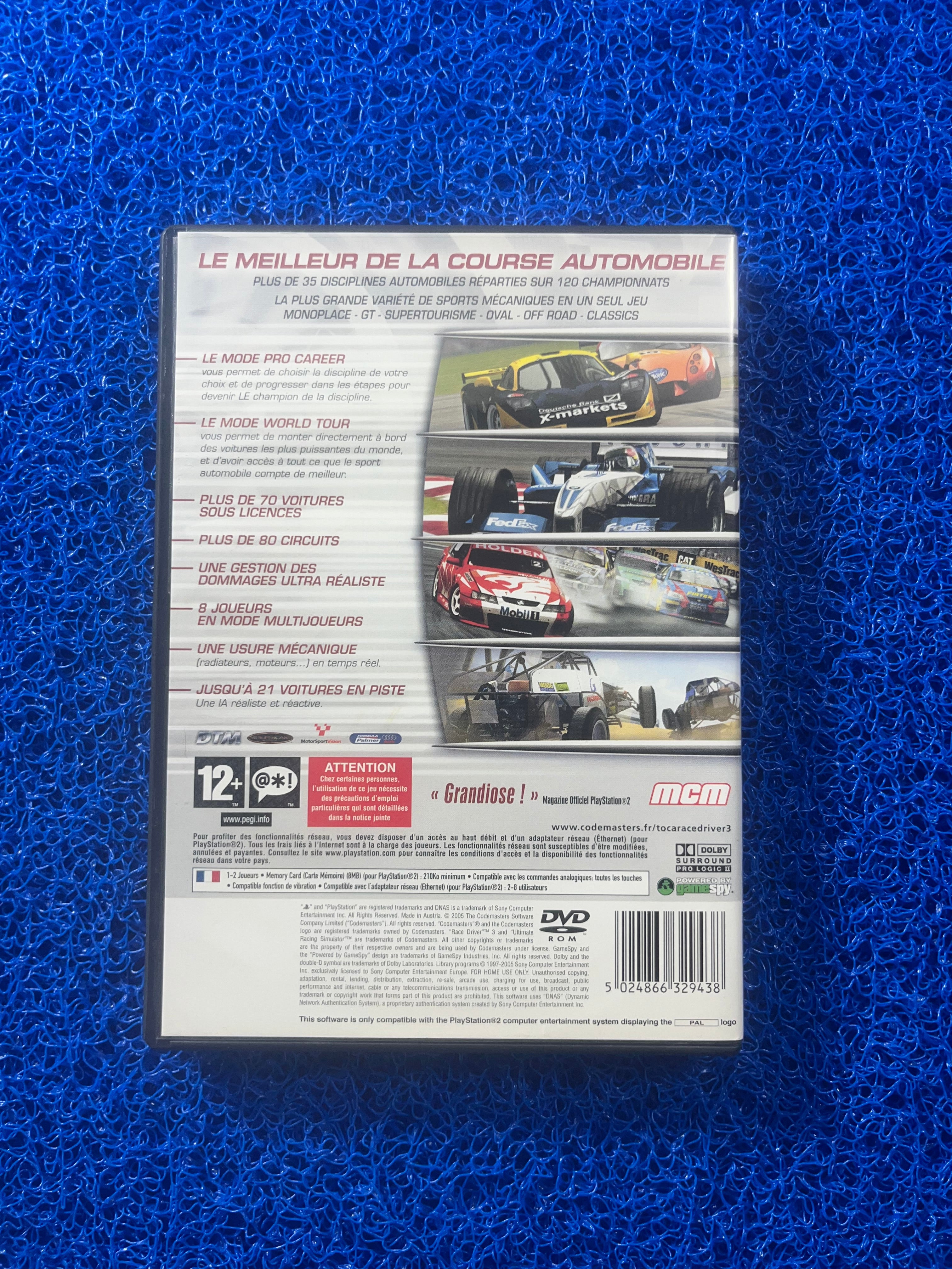 PS2 Toca Race Driver 3 (E)