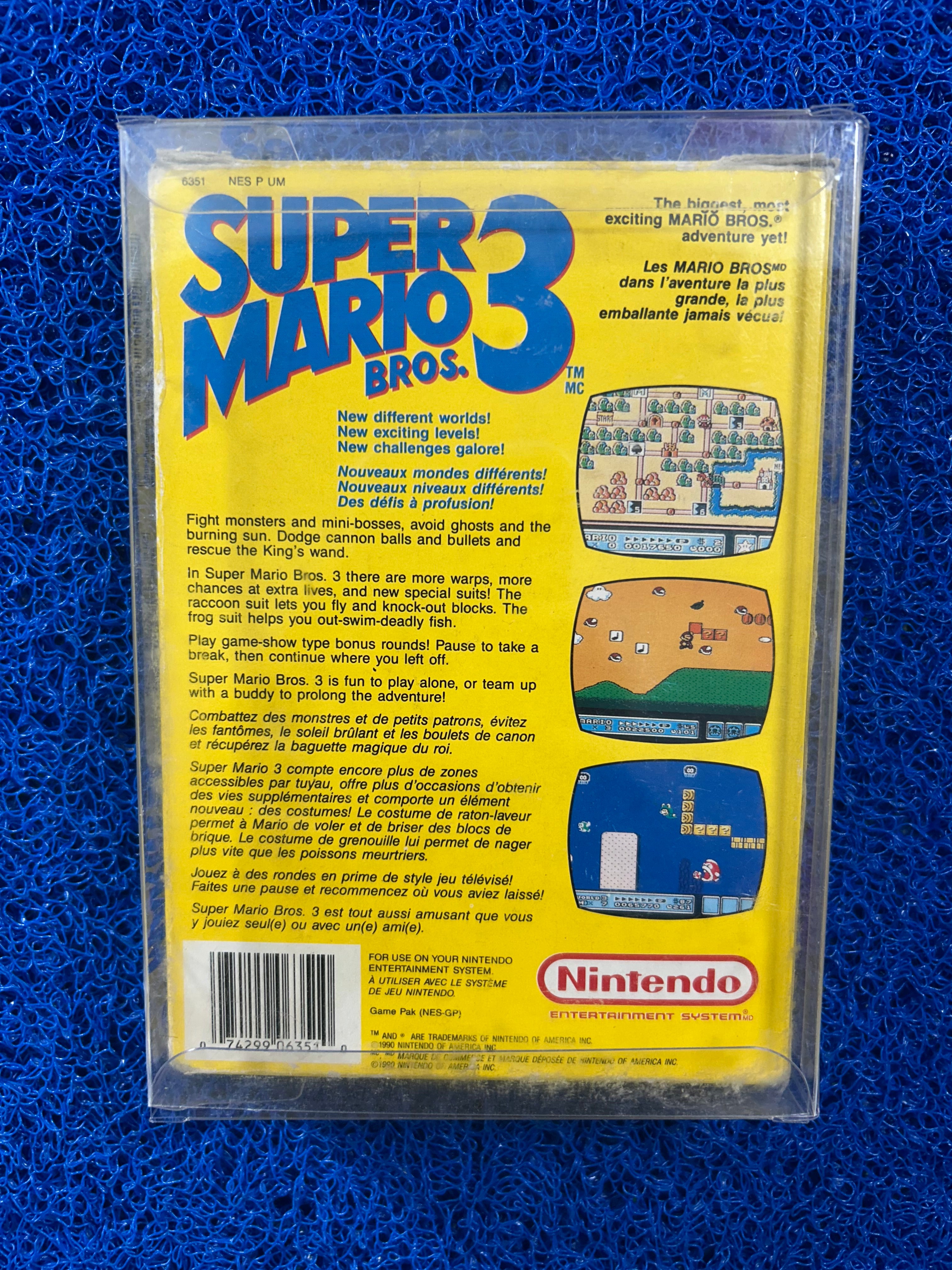 NES Box Super Mario bros 3 (A)