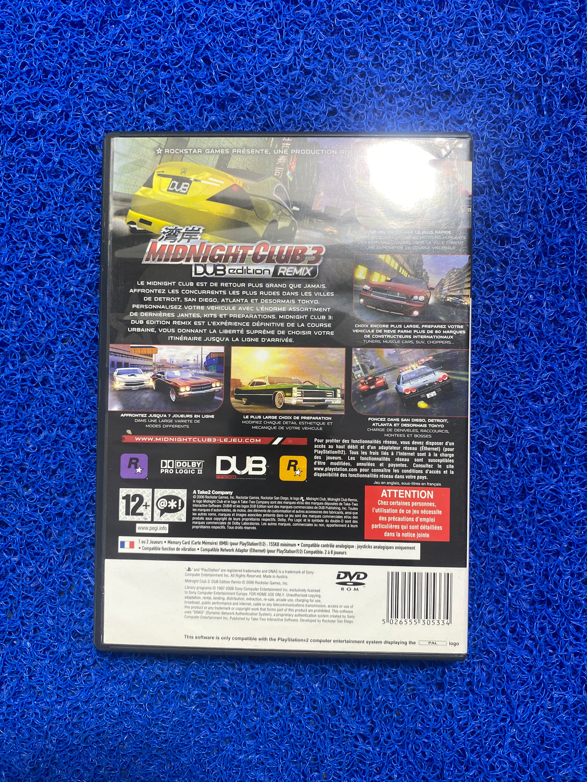PS2# Midnight club 3 (E)