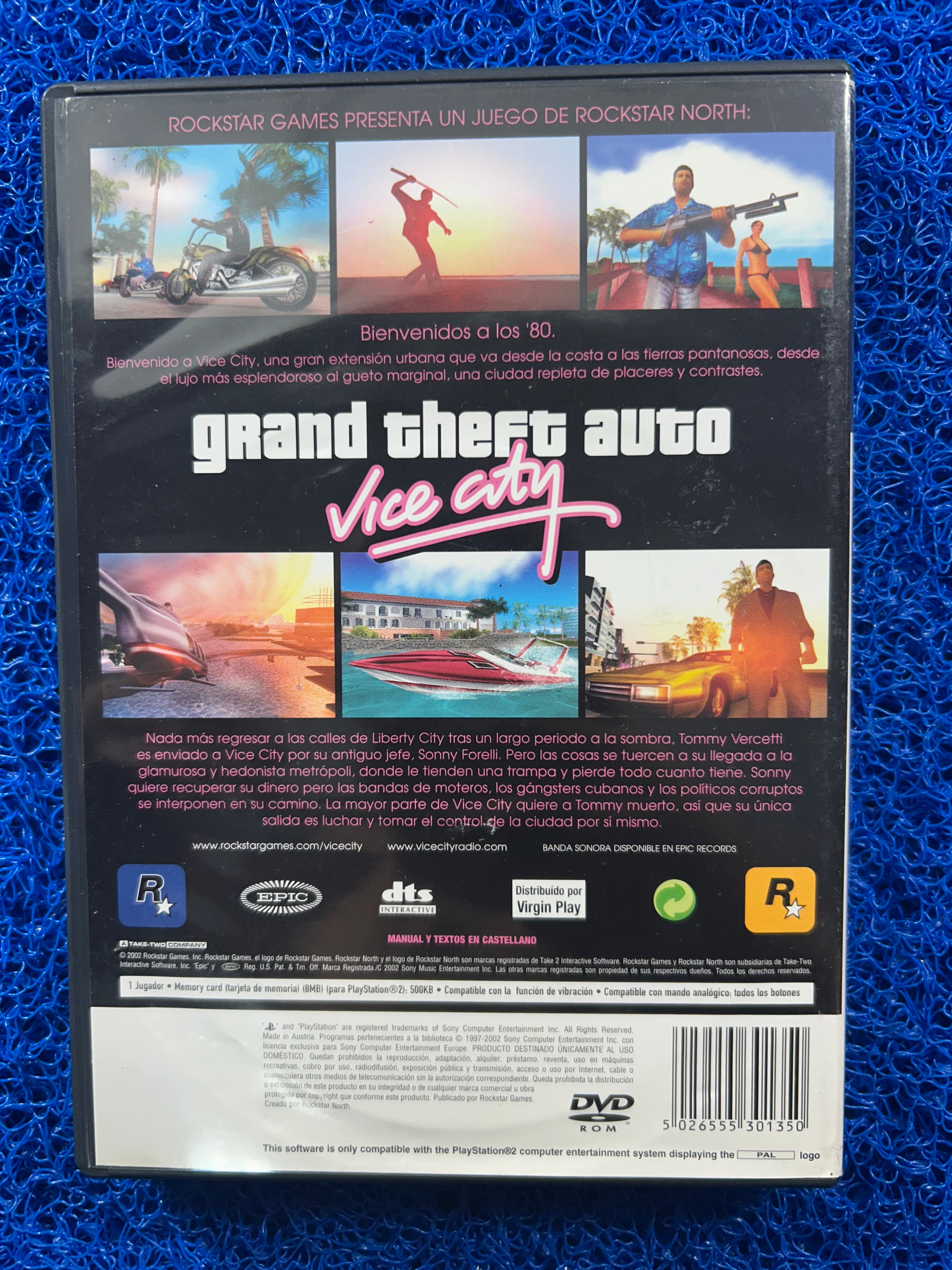PS2 GTA Vice city (E)