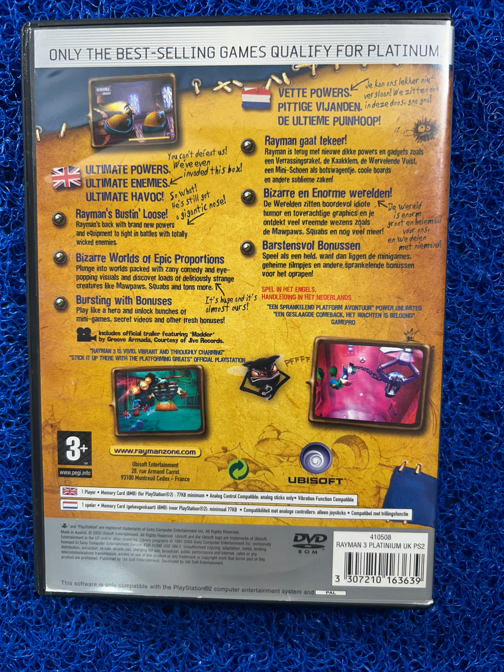 PS2 Rayman 3 (E)