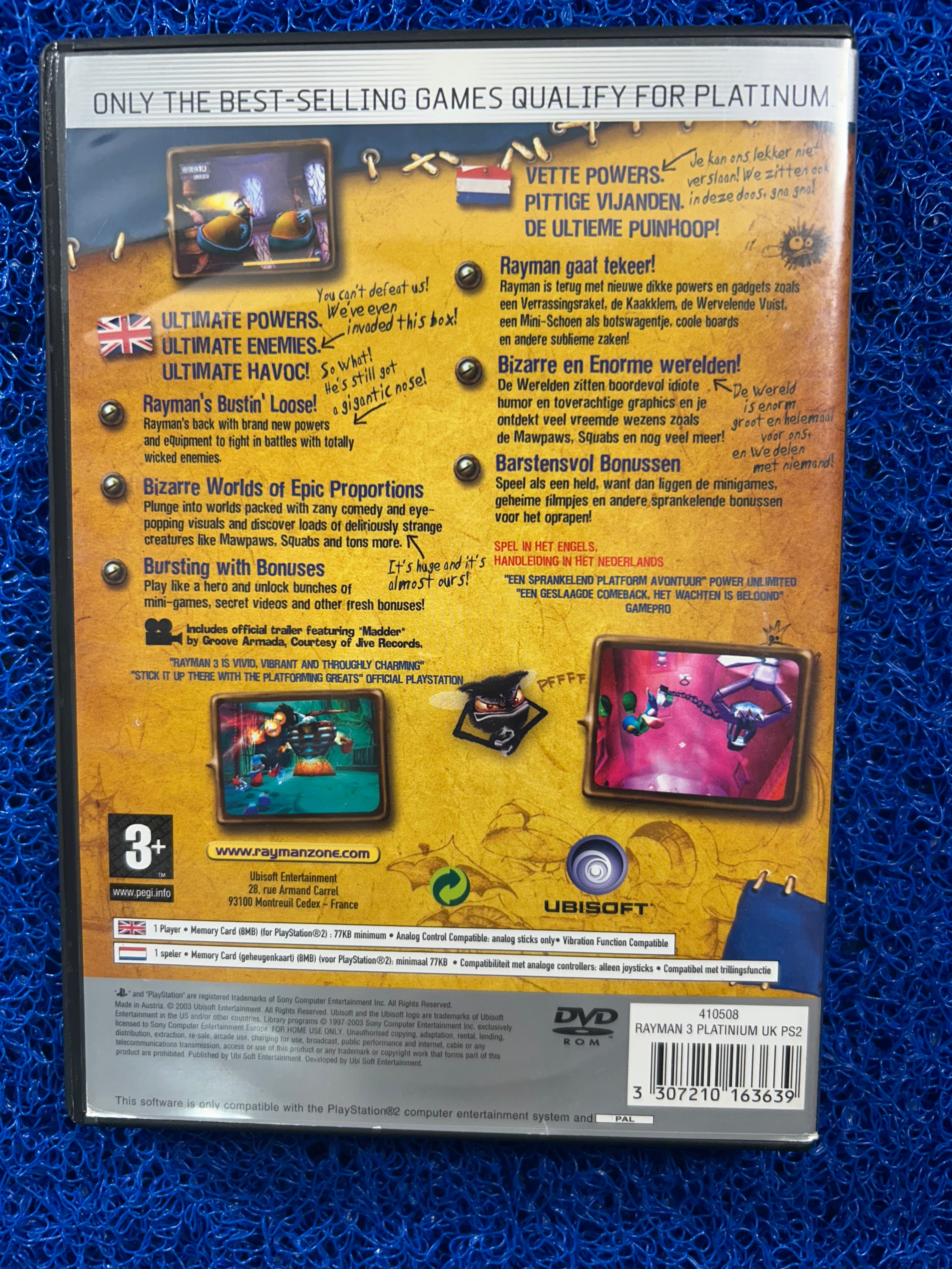 PS2 Rayman 3 (E)
