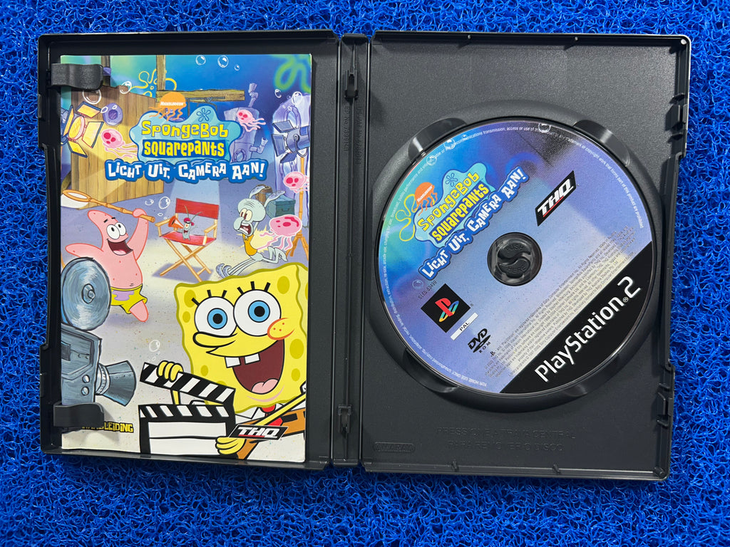 PS2 Spongebob squarepants lights, camera, pants (E)