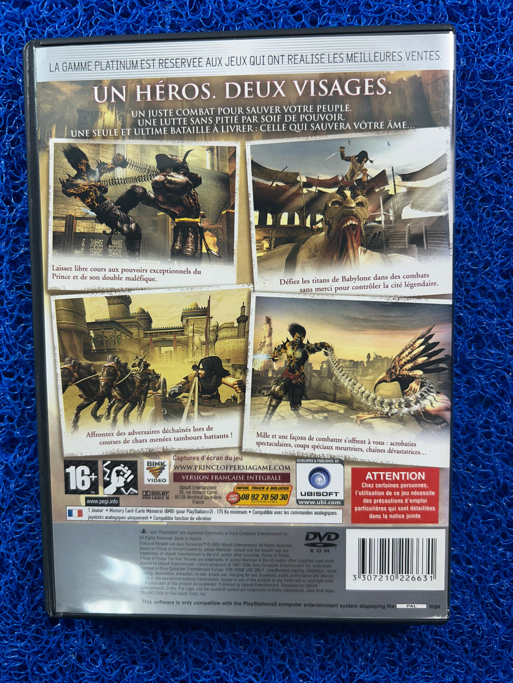 PS2 Prince of persia the two thrones (E)