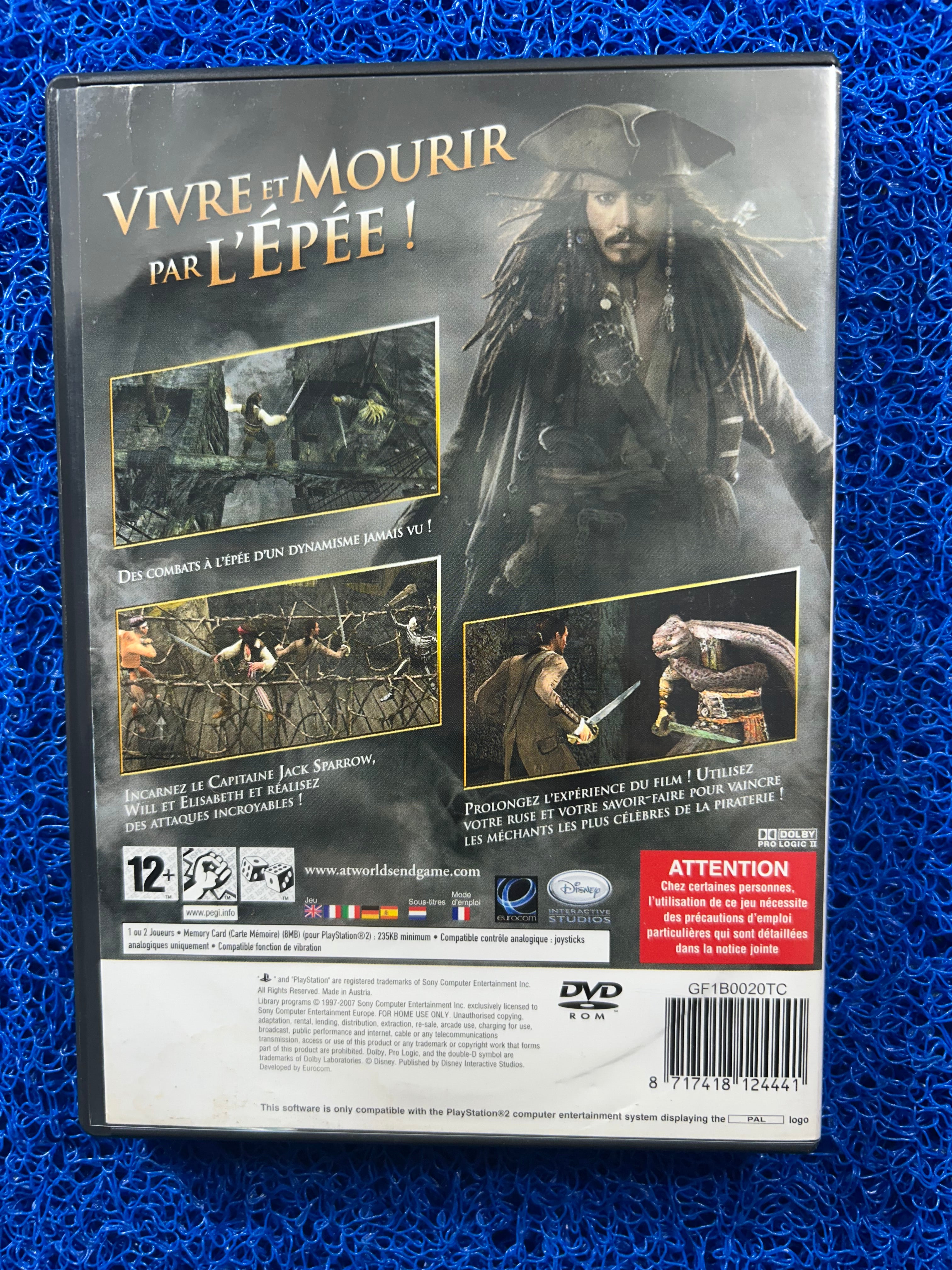 PS2 Pirates of caribbean at worlds end (E)