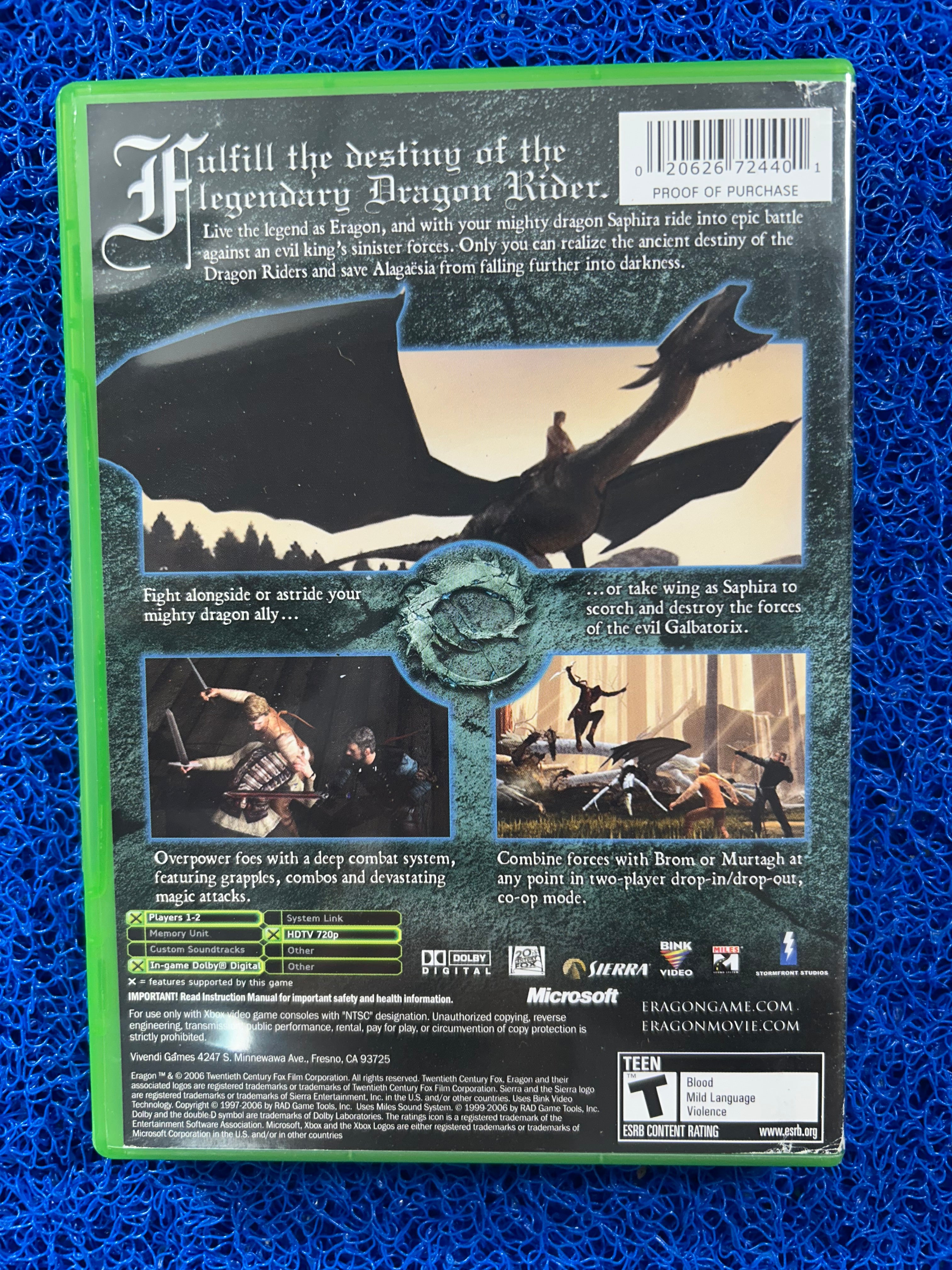 XBOX Eragon (A)