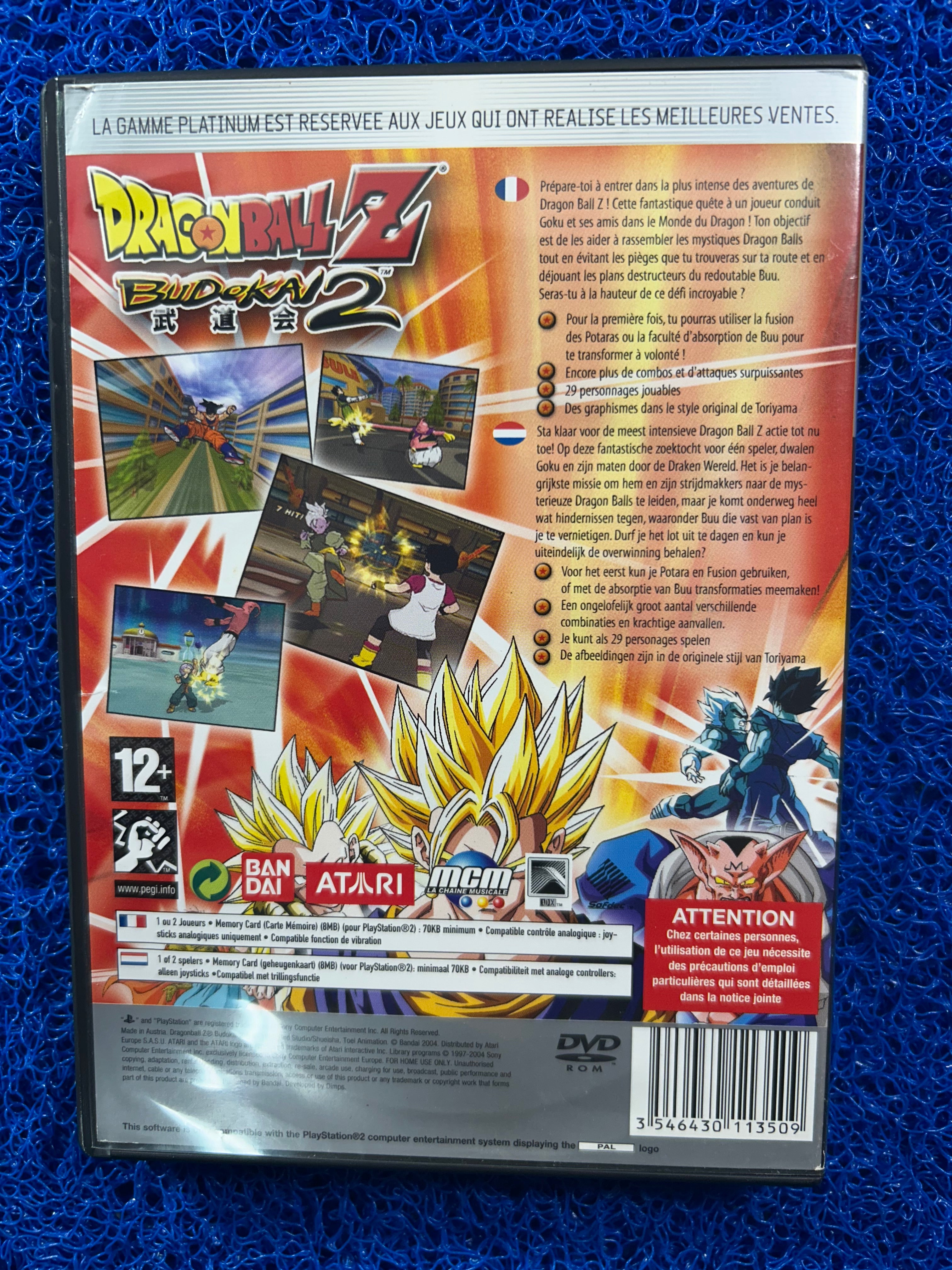 PS2 Dragon ball z budokai 2 (E)