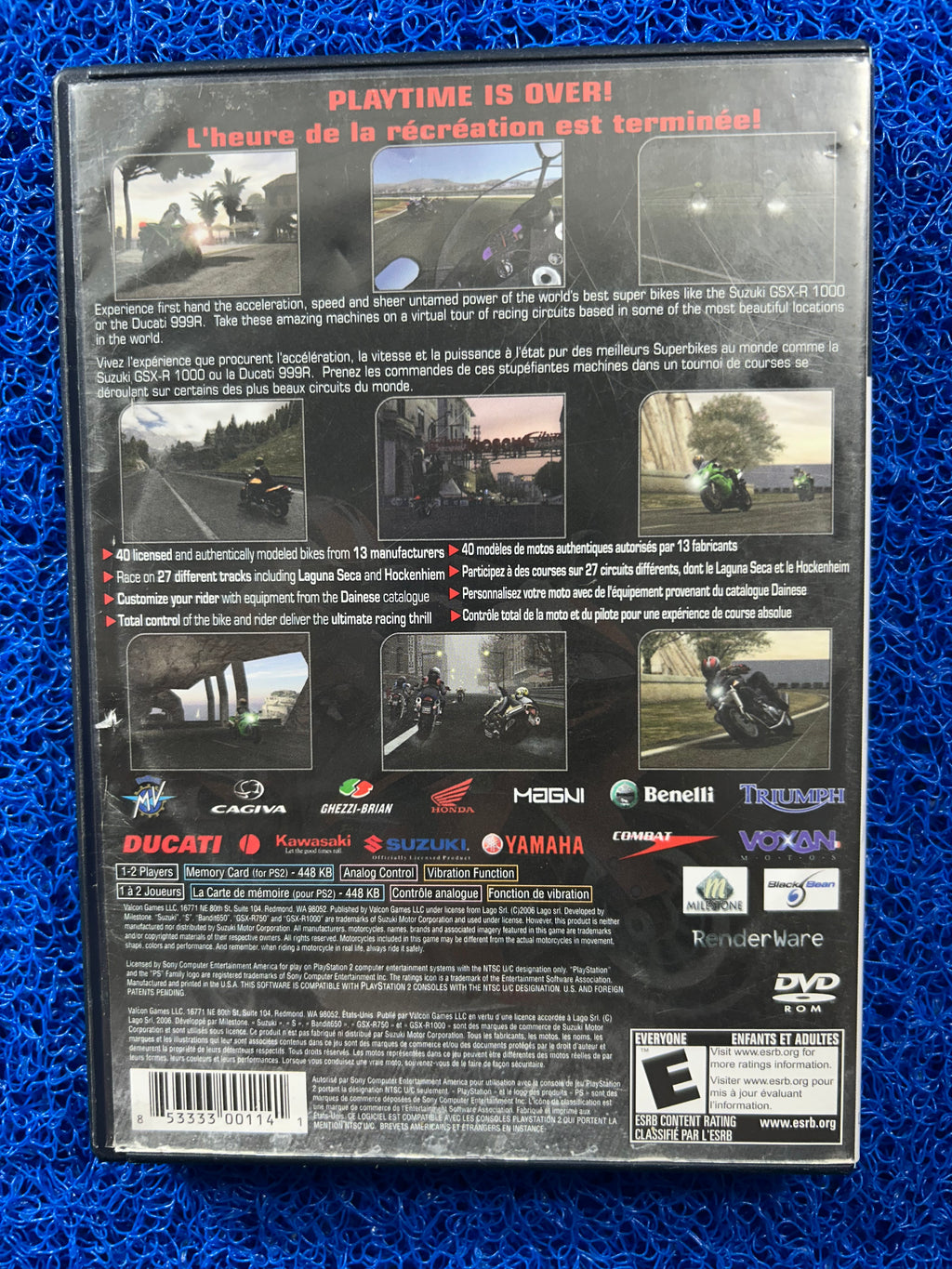 PS2 Suzuki super bikes II (A)