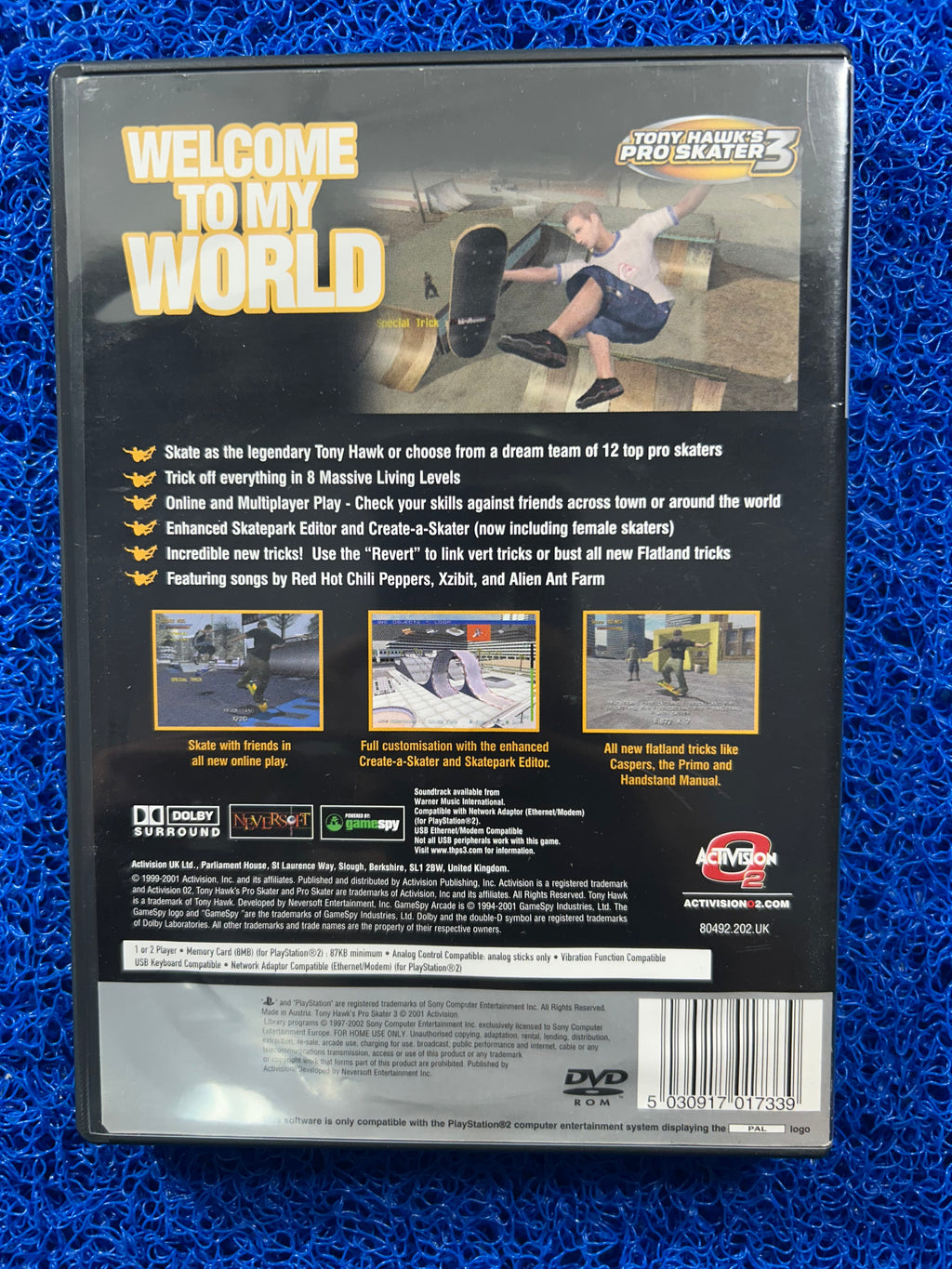 PS2 Tony hawk 3 (E)