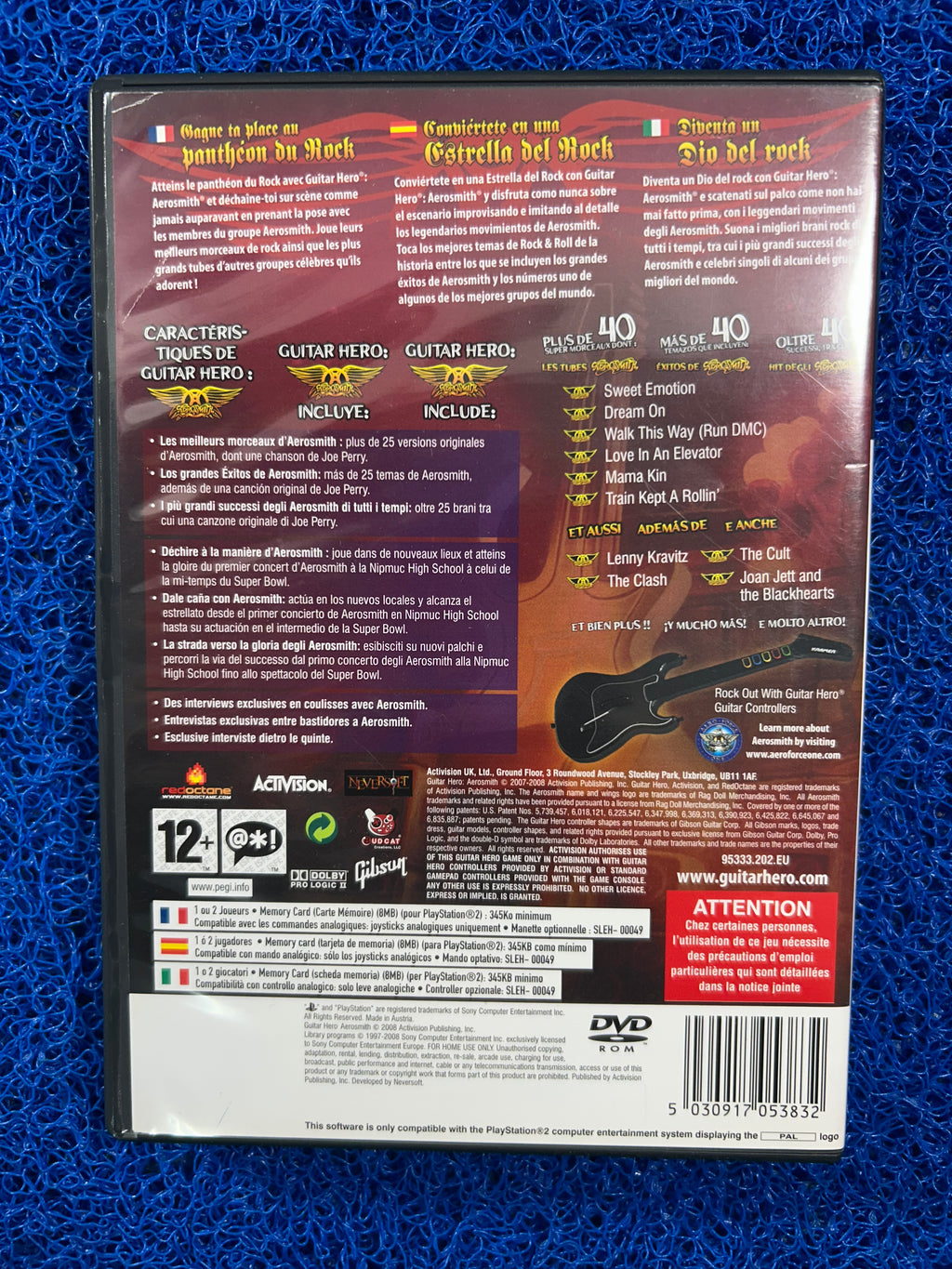 PS2# Guitar hero aerosmith (E)