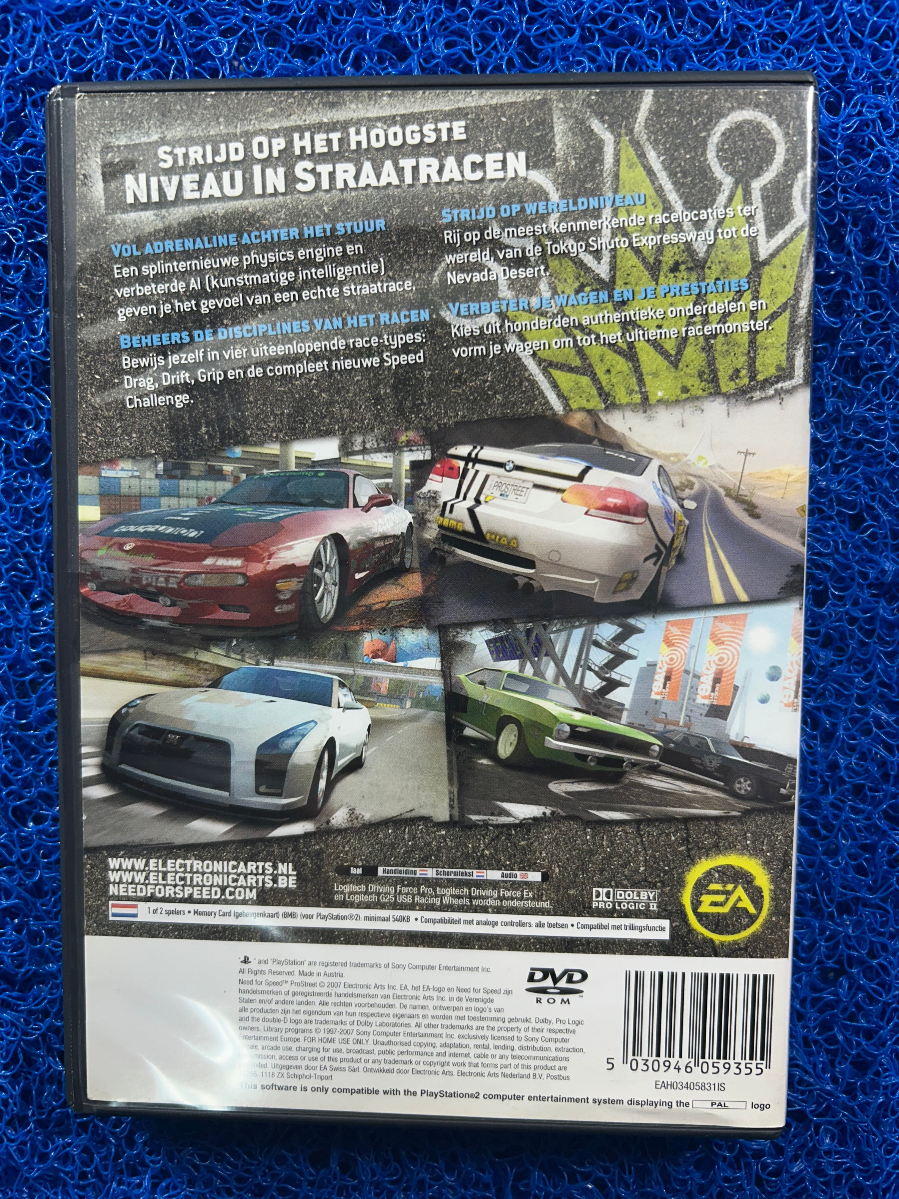 PS2 Need for speed pro street (E)