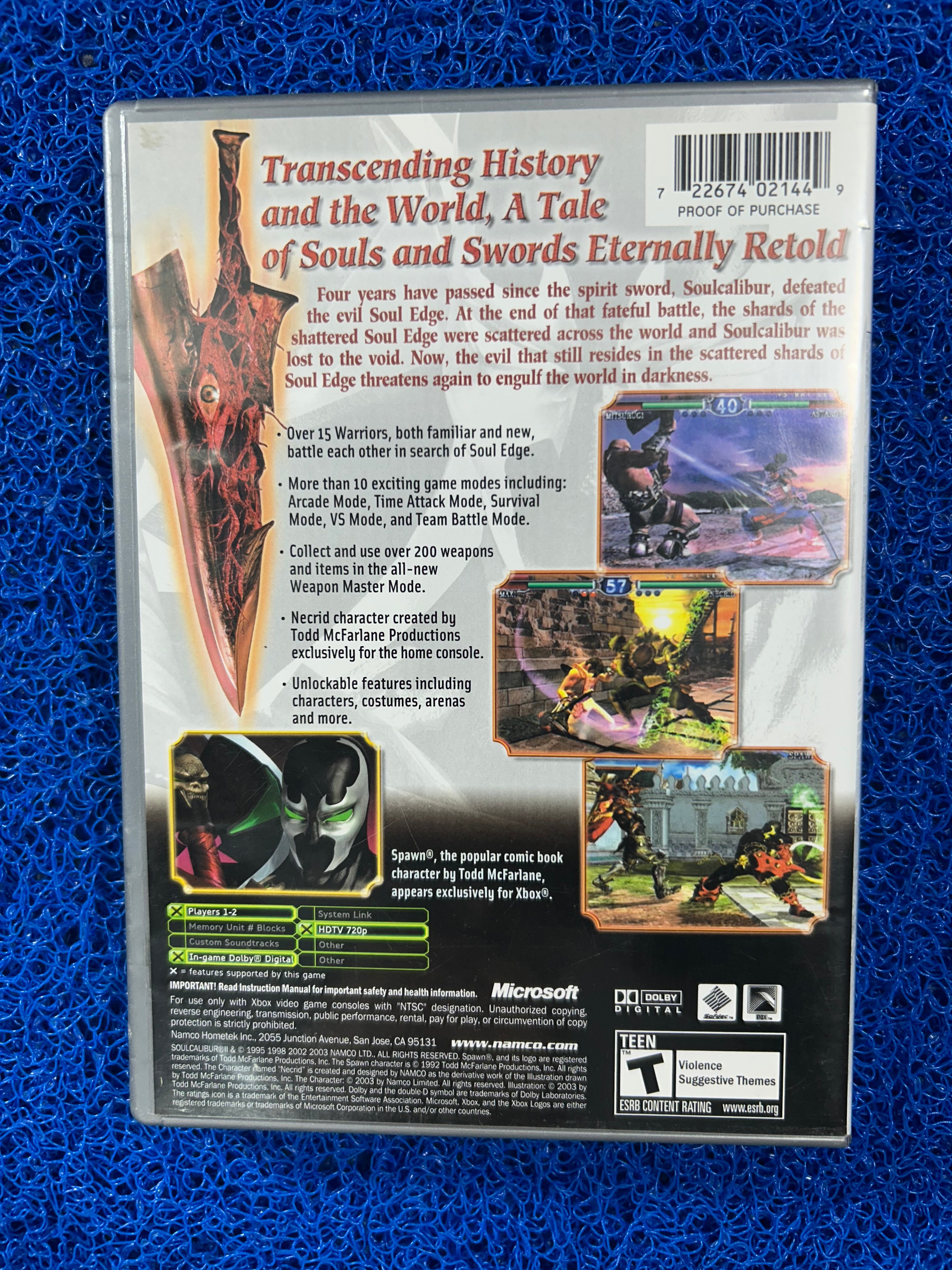XBOX# Soul calibur II (A)