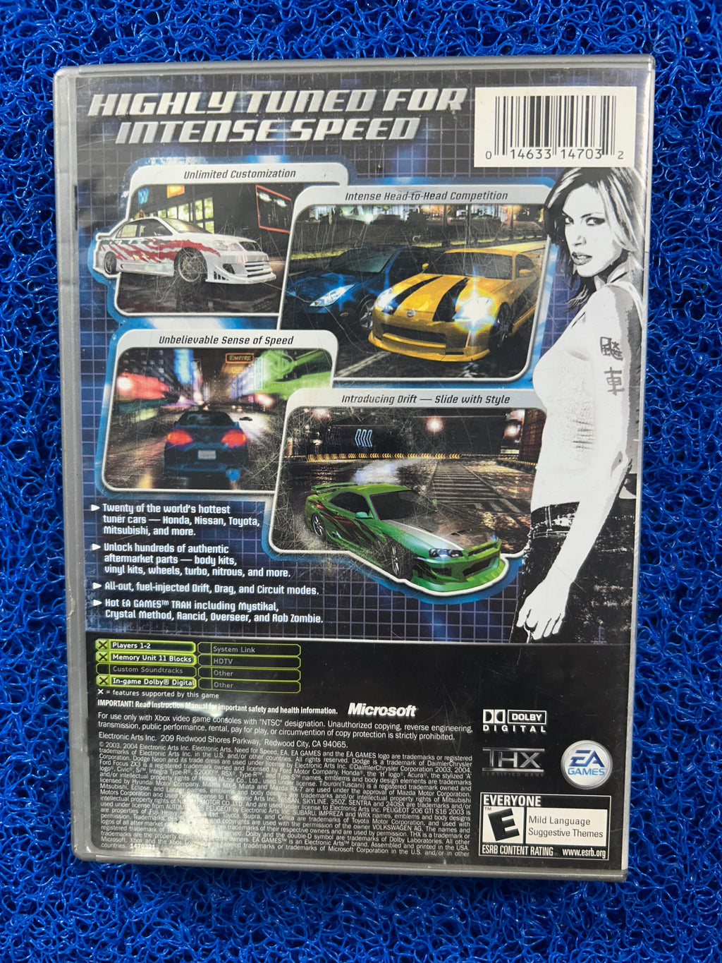 XBOX Need for speed underground (A)