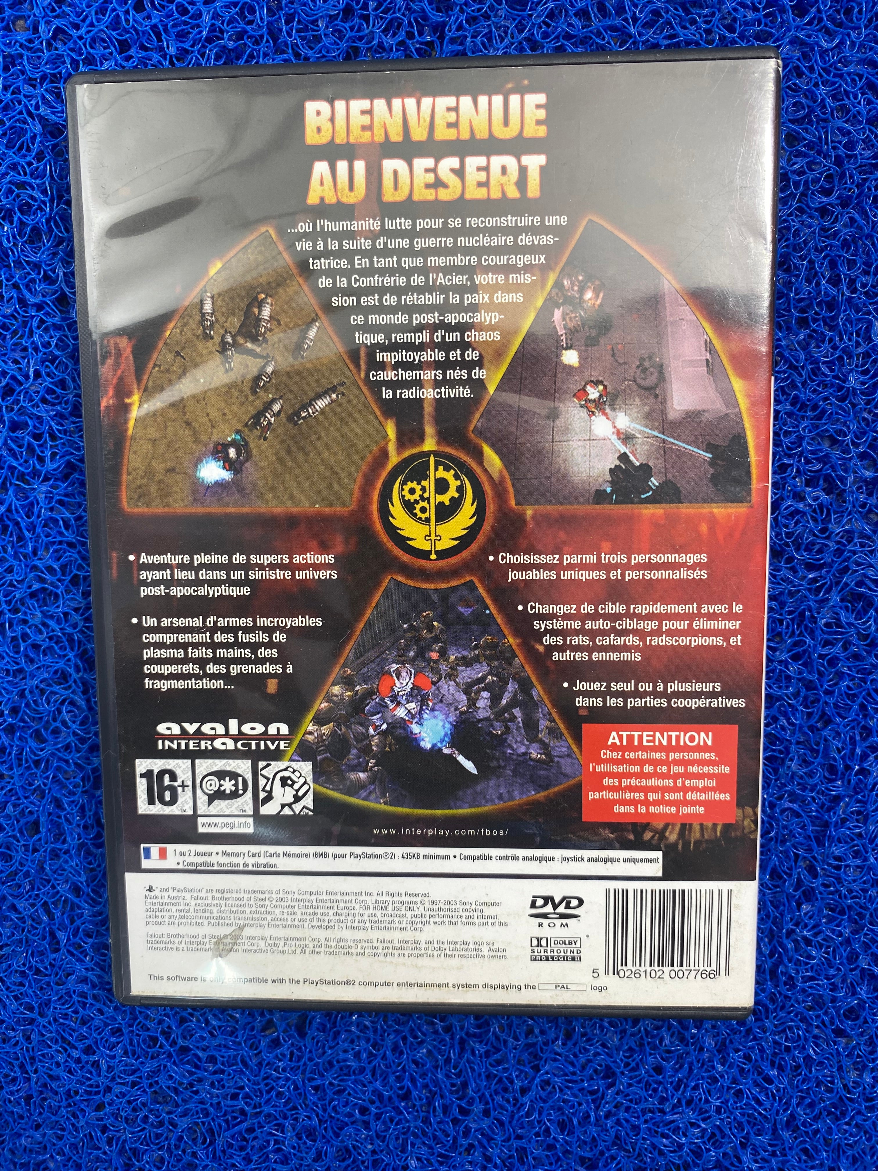 PS2# Fallout brotherhood of steel (E)