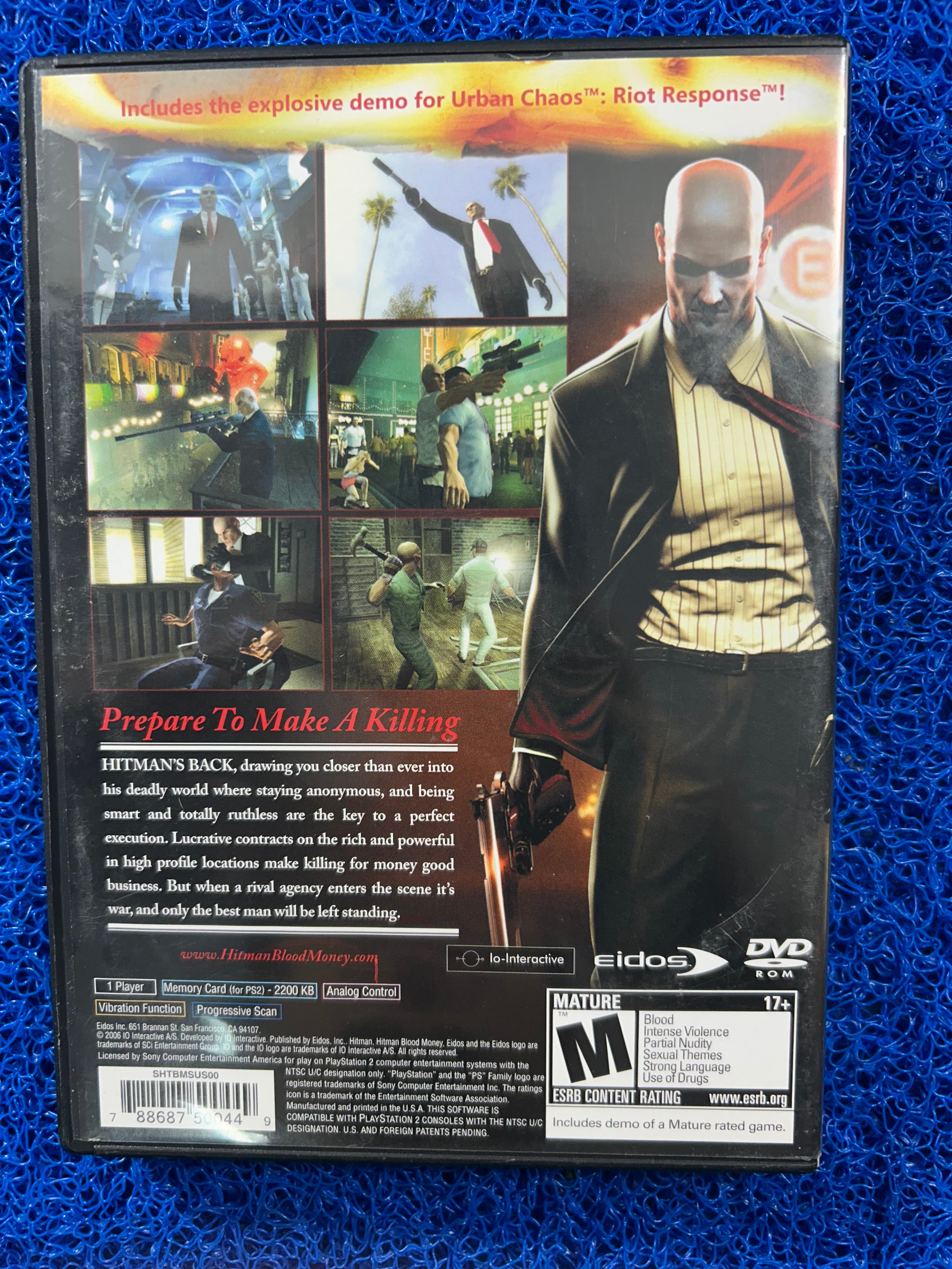 PS2 Hitman Blood money (A)