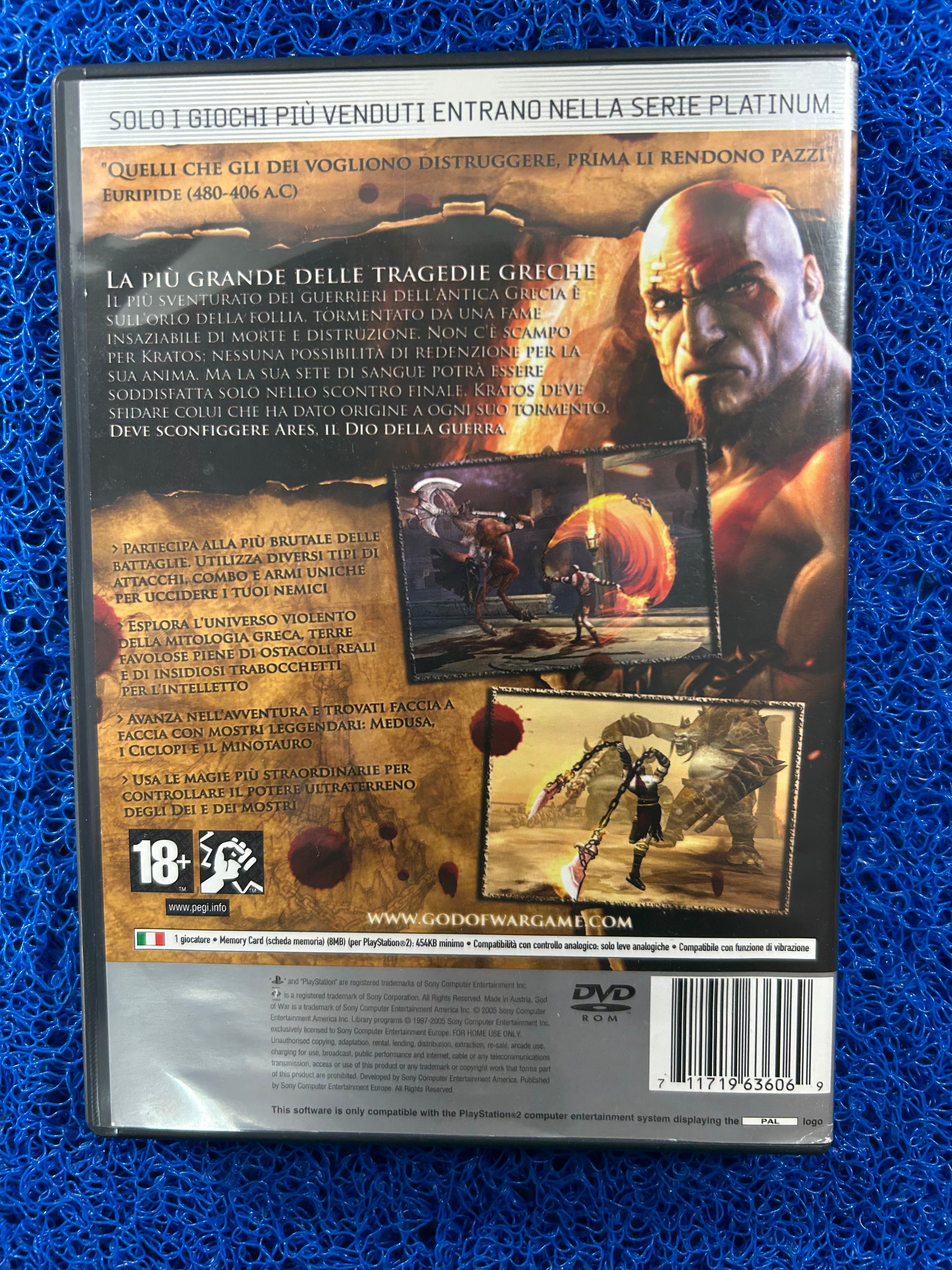 PS2 God of war (E)