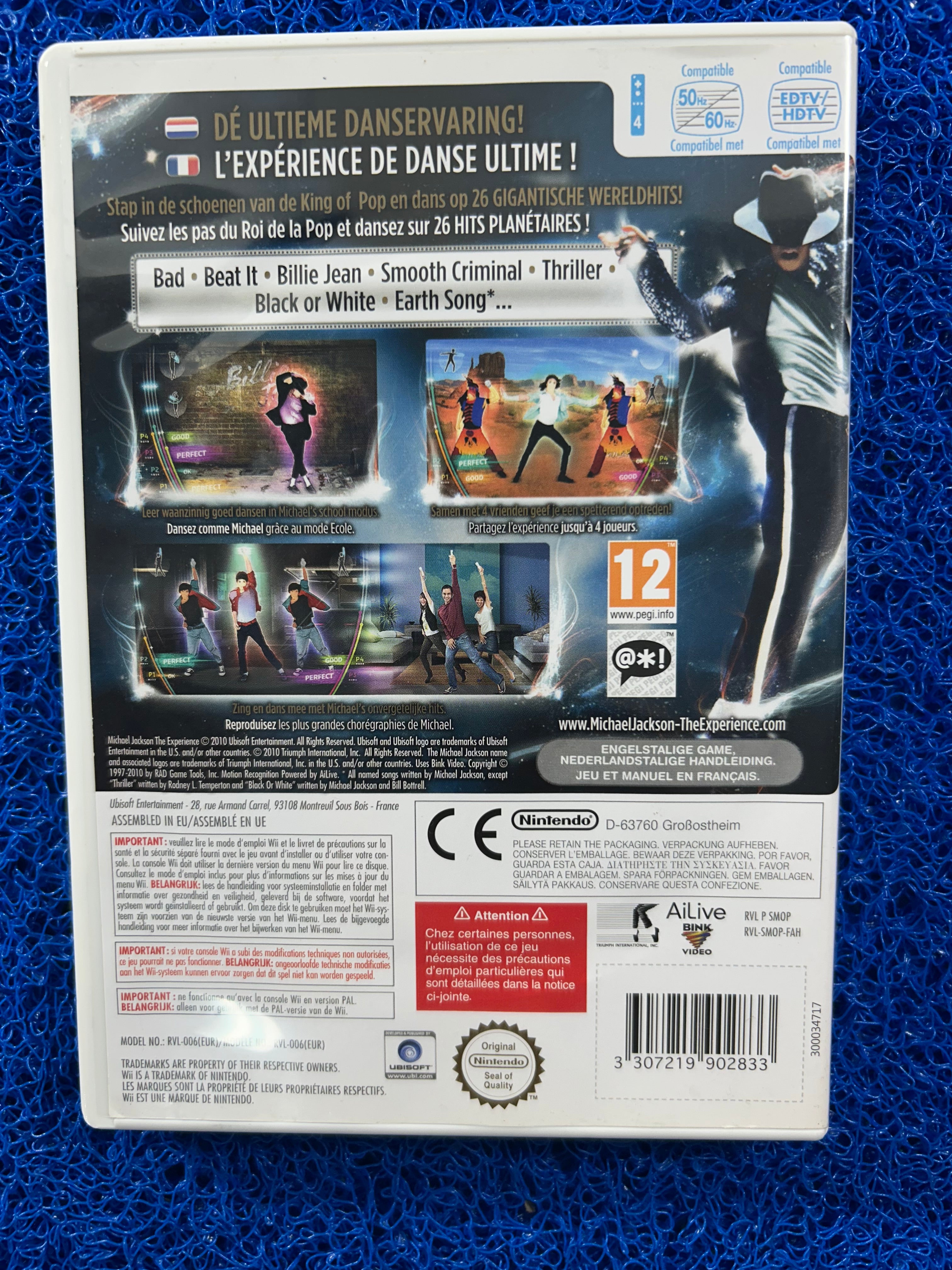 WII Michael jackson experience (E)
