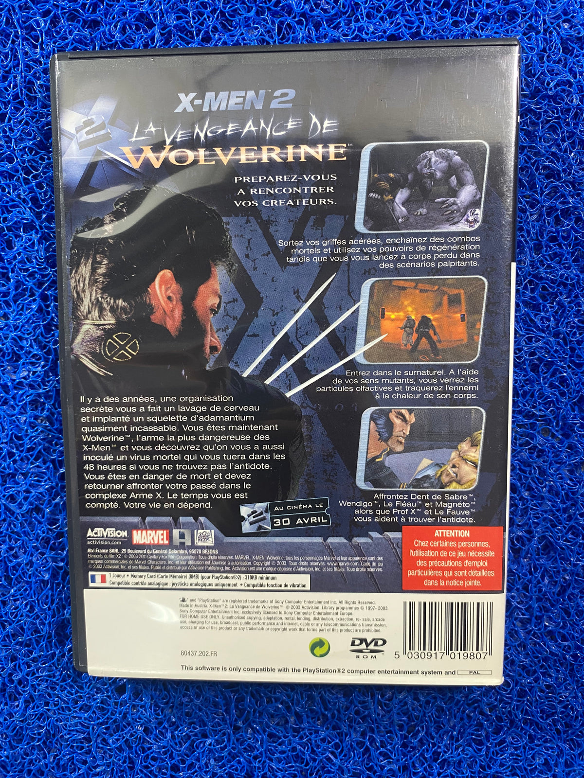 PS2# X-men 2 Wolverine revenge (E)