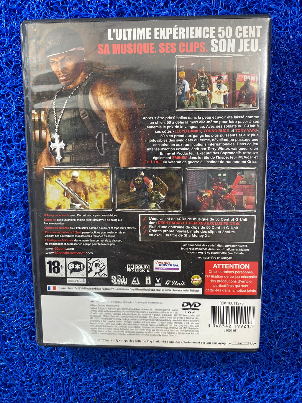 PS2# 50 Cent bulletproof (E)
