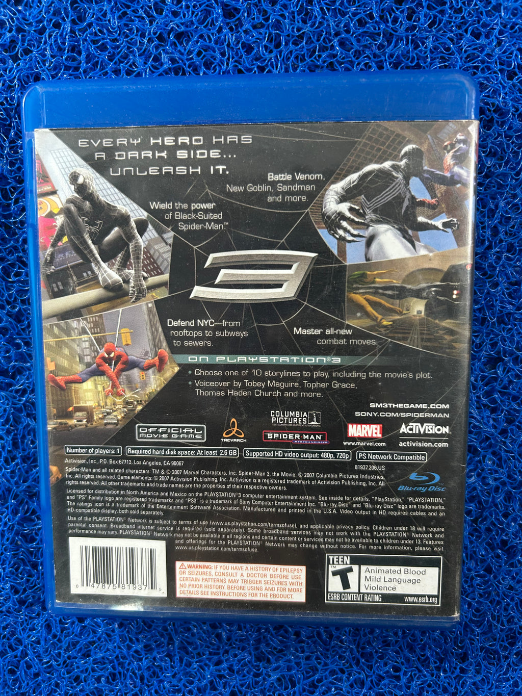 PS3# Spider man 3 (J)