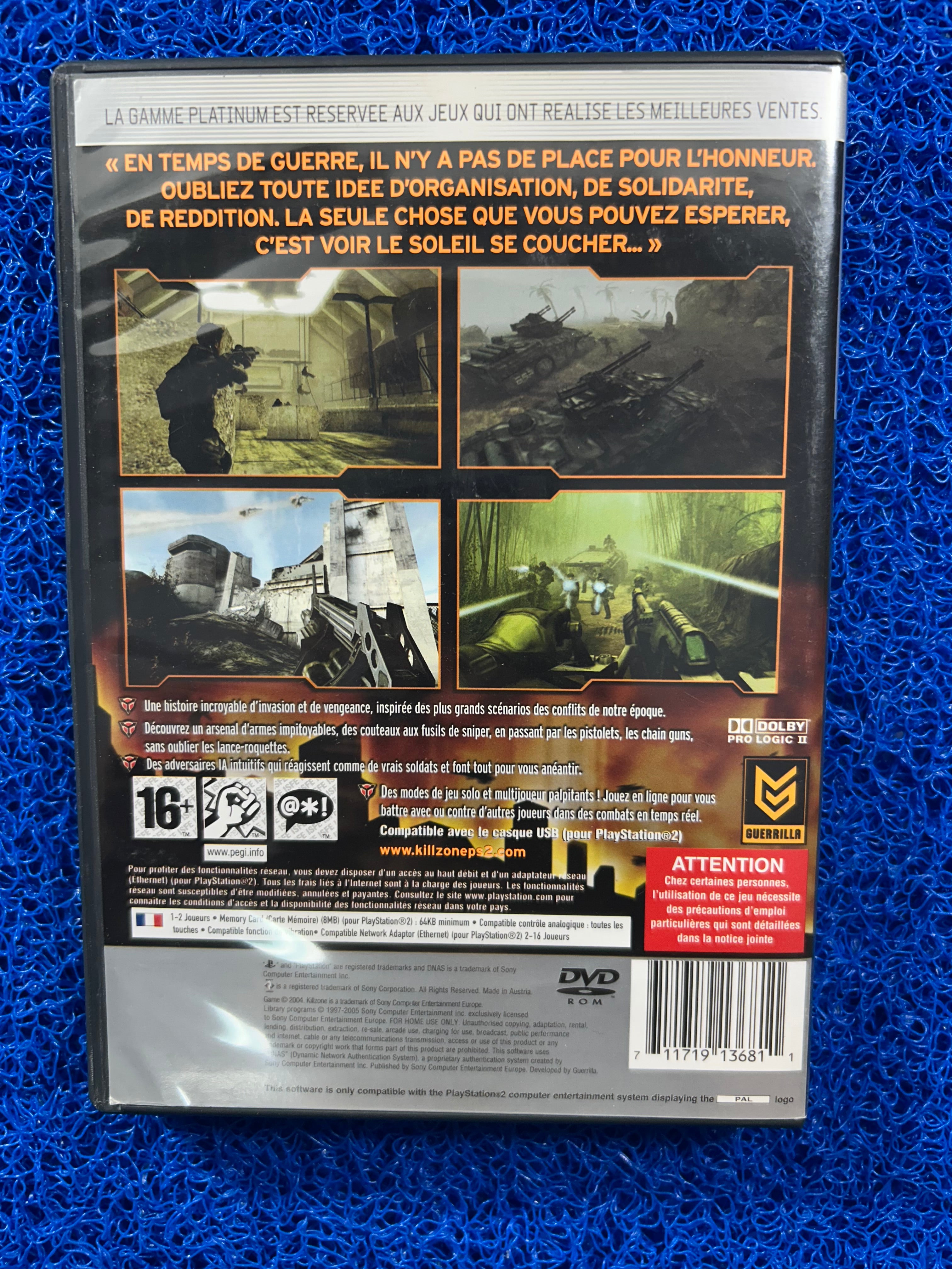 PS2 Killzone (E)