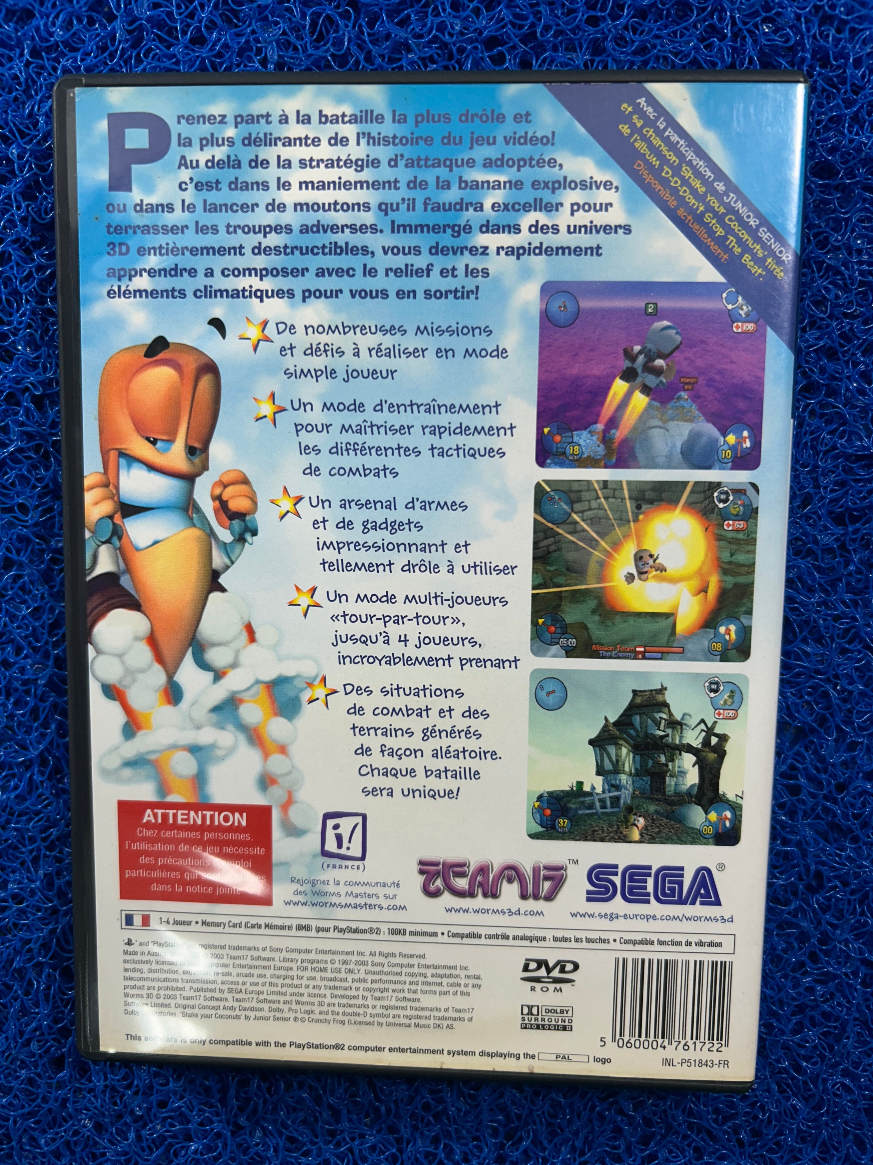 PS2 Worms (E)