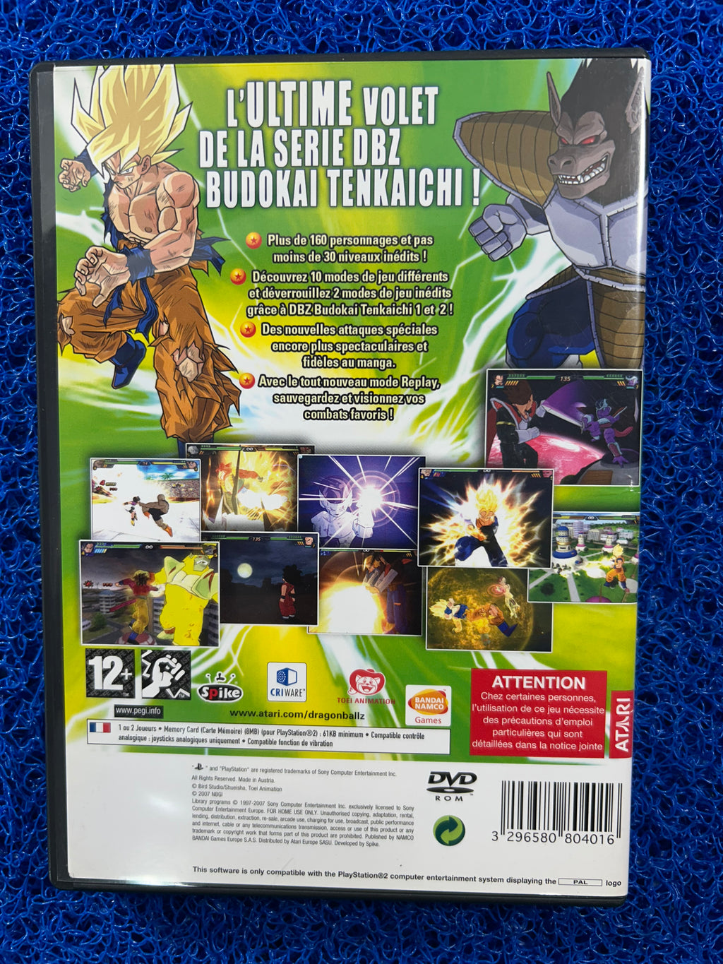 PS2 Dragon ball z budokai tenkaichi 3 (E)
