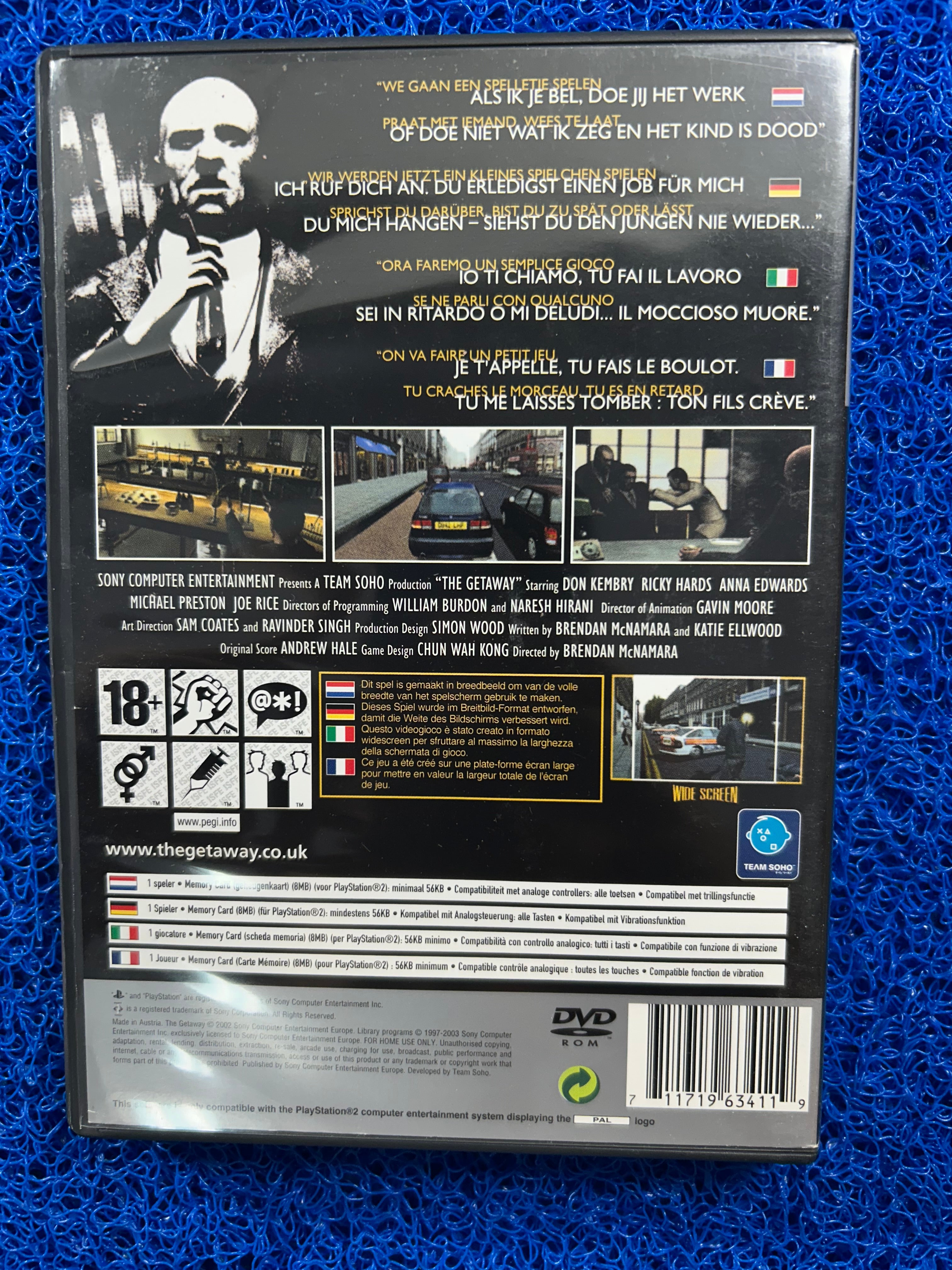 PS2 The getaway (E)